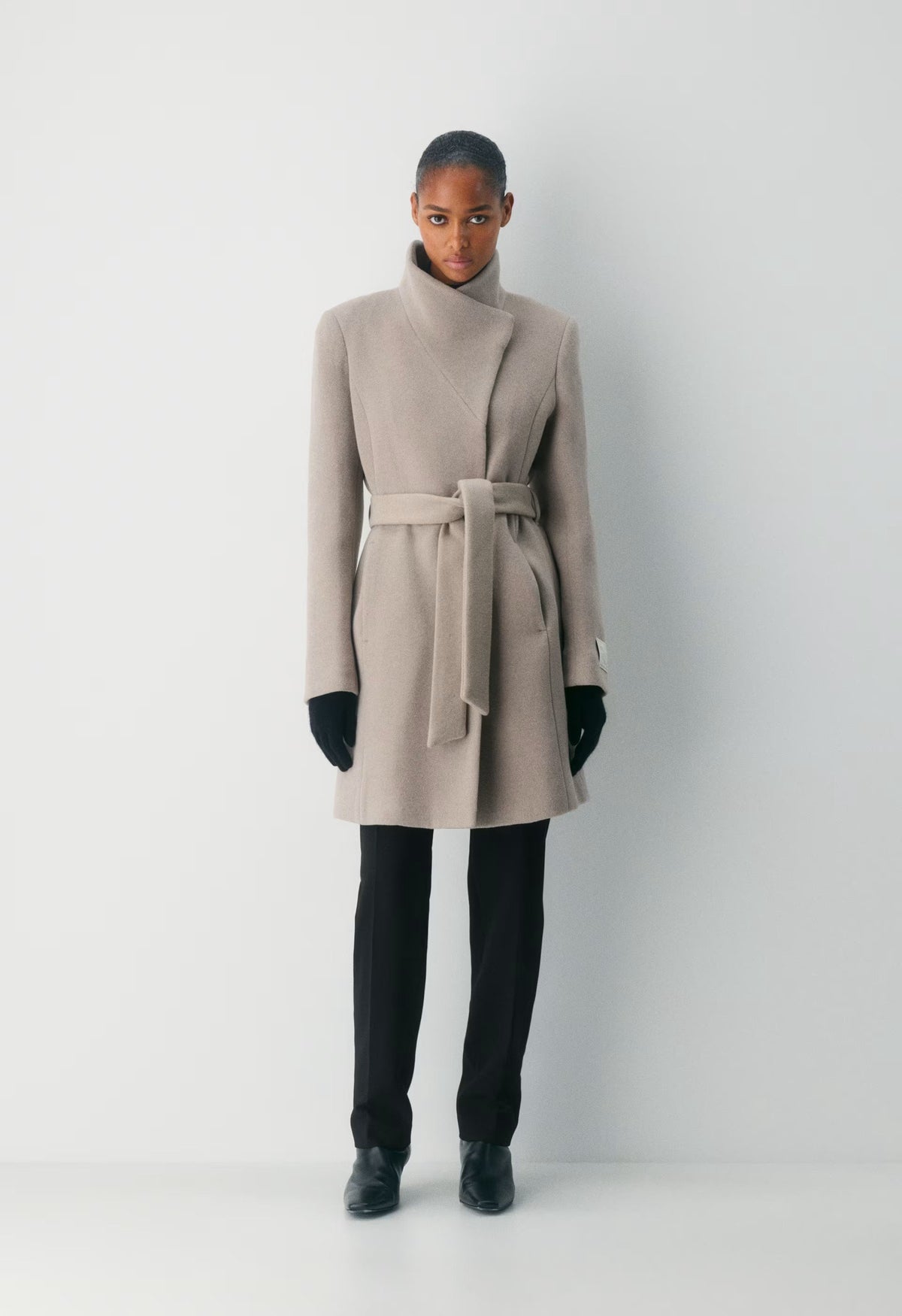 The Connor Coat - Soft Wool Cashmere - HEATHER WARM TAUPE