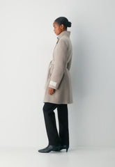 The Connor Coat - Soft Wool Cashmere - HEATHER WARM TAUPE