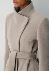 The Connor Coat - Soft Wool Cashmere - HEATHER WARM TAUPE