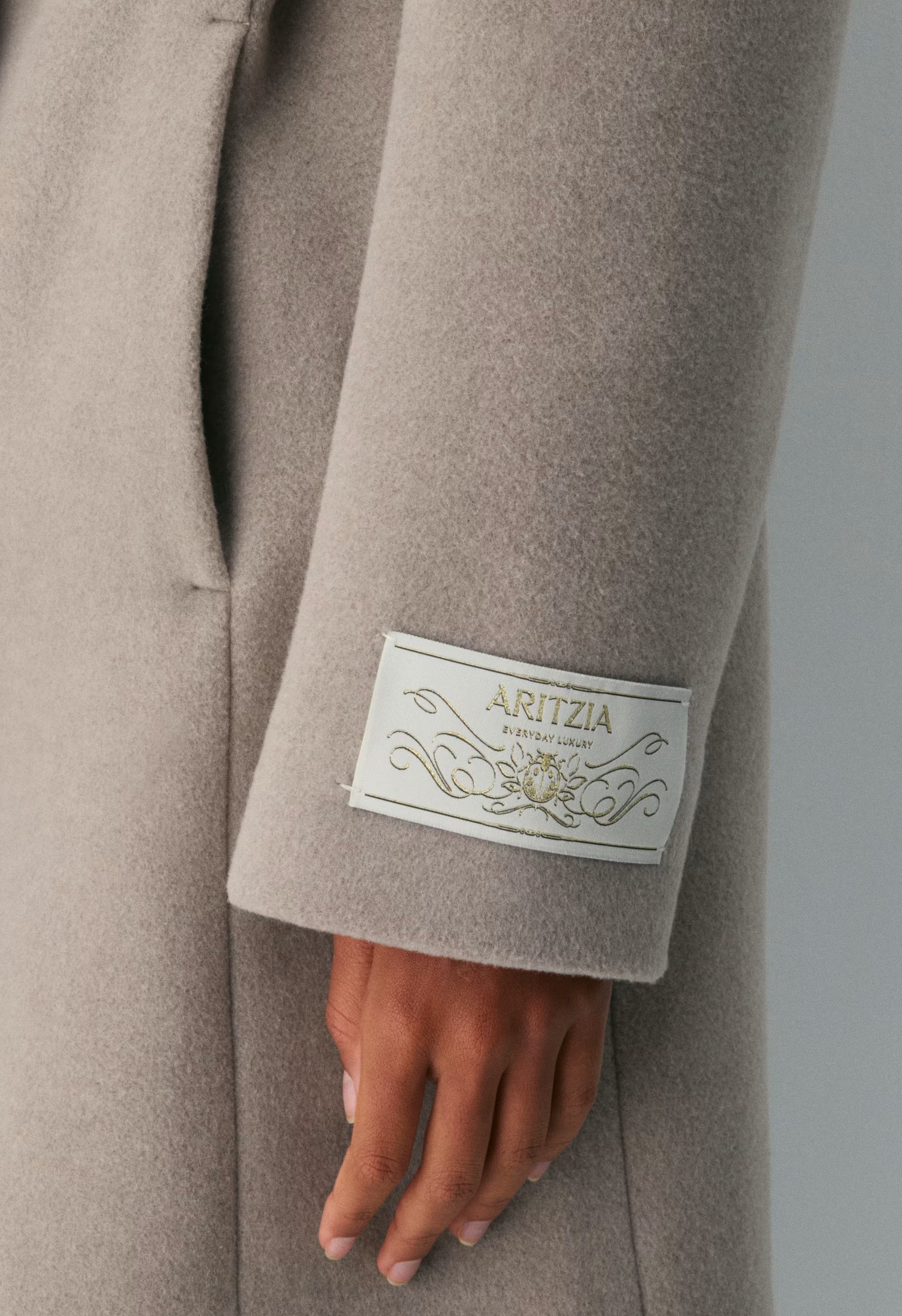 The Connor Coat - Soft Wool Cashmere - HEATHER WARM TAUPE