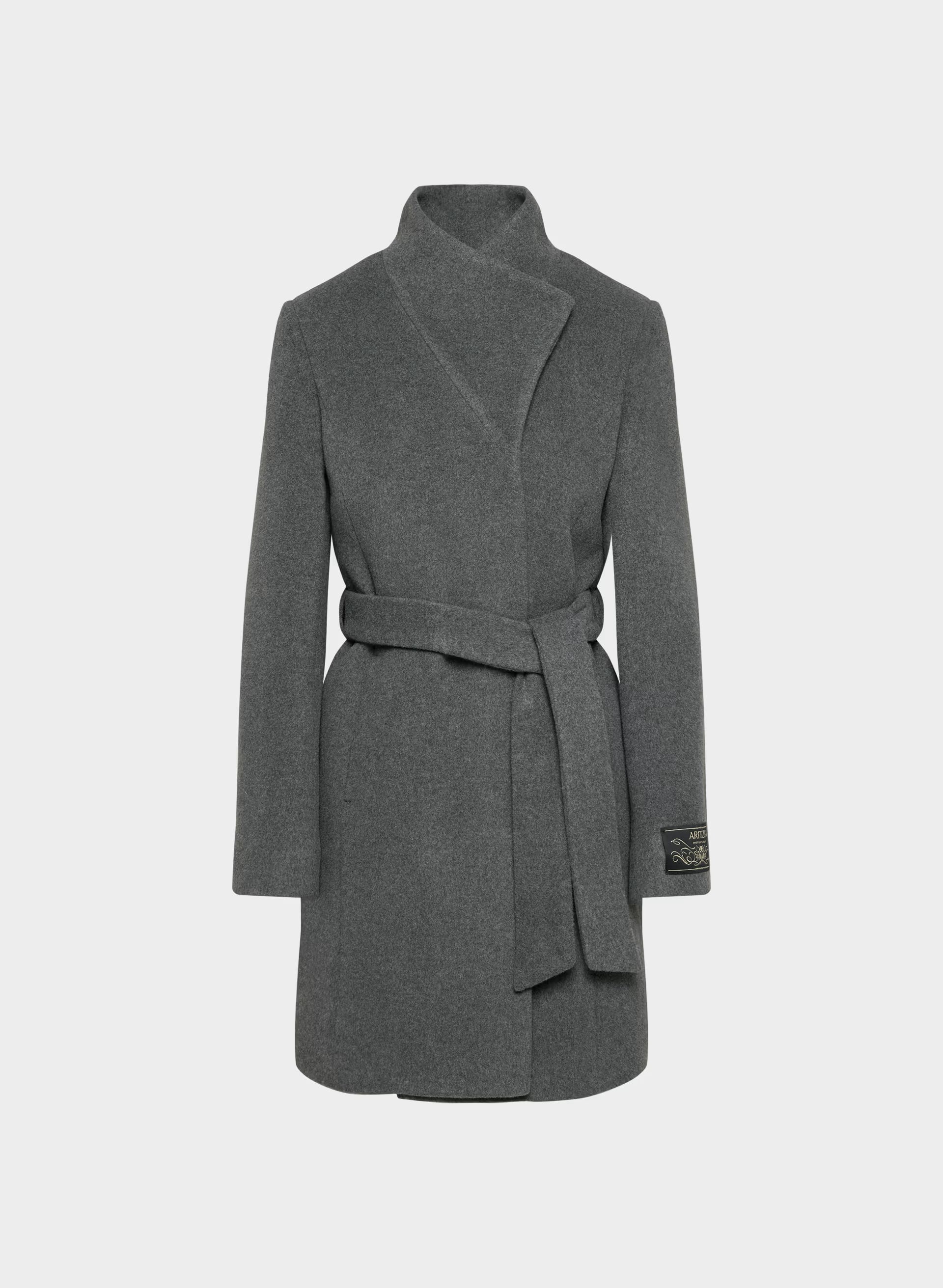 The Connor Coat - Soft Wool Cashmere - HEATHER CHARCOAL