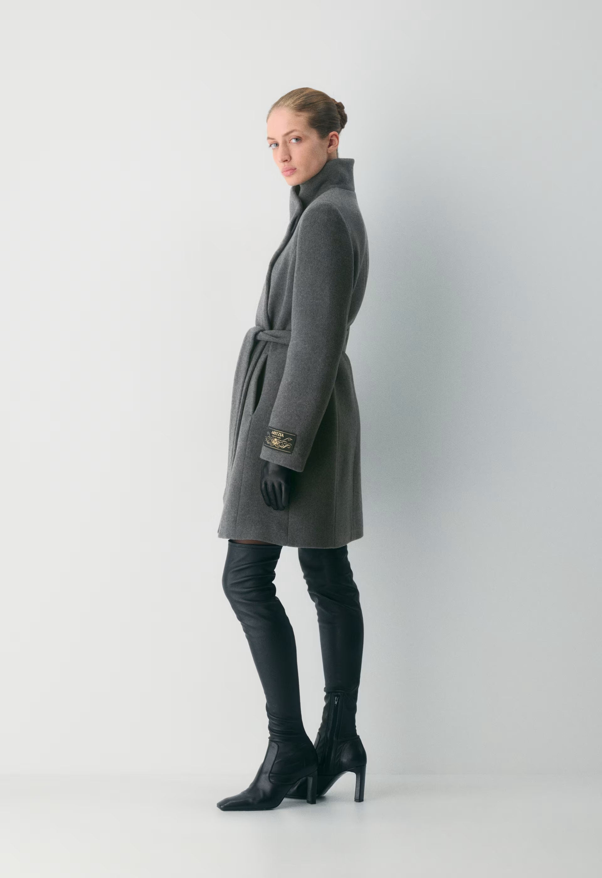 The Connor Coat - Soft Wool Cashmere - HEATHER CHARCOAL