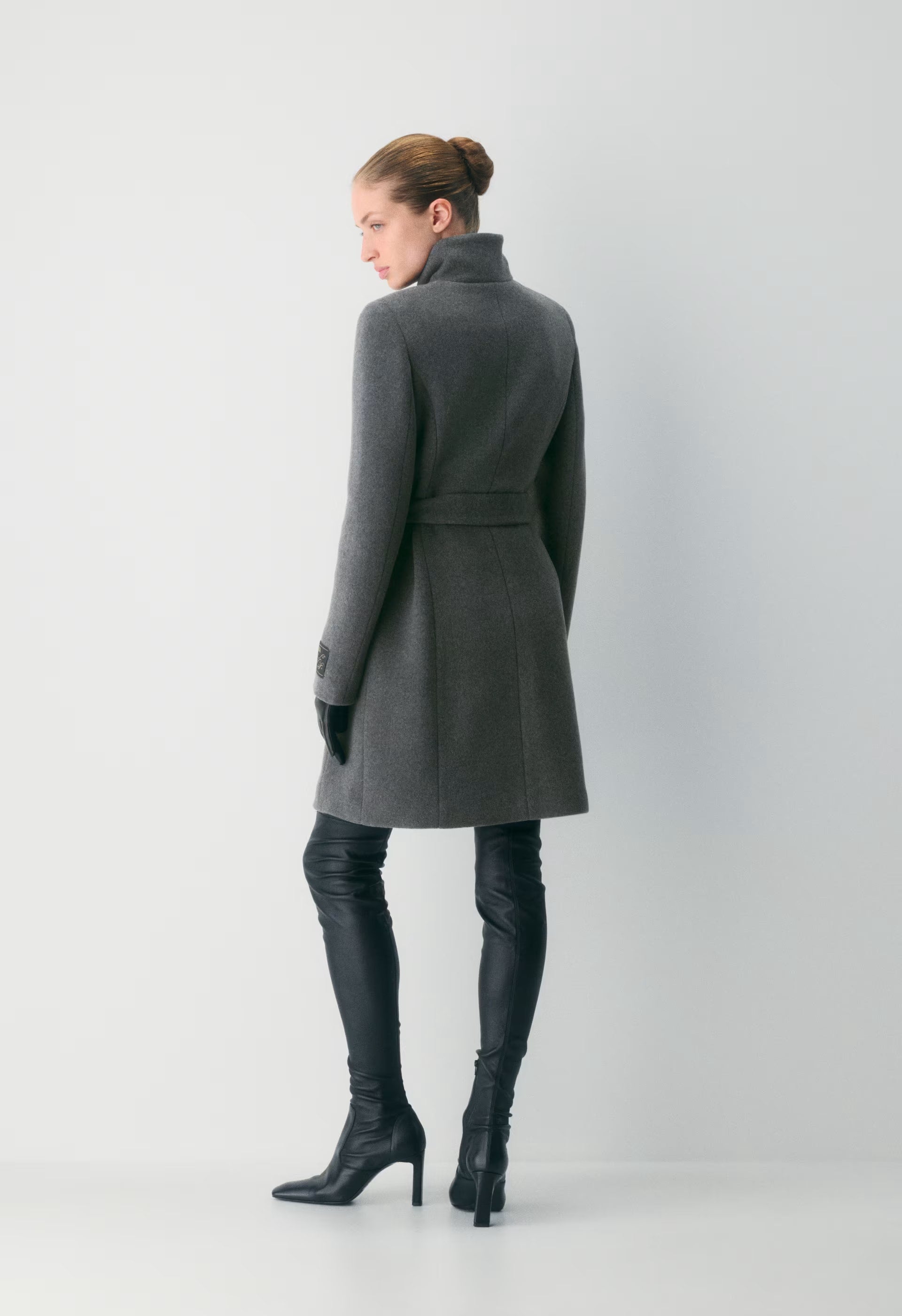 The Connor Coat - Soft Wool Cashmere - HEATHER CHARCOAL