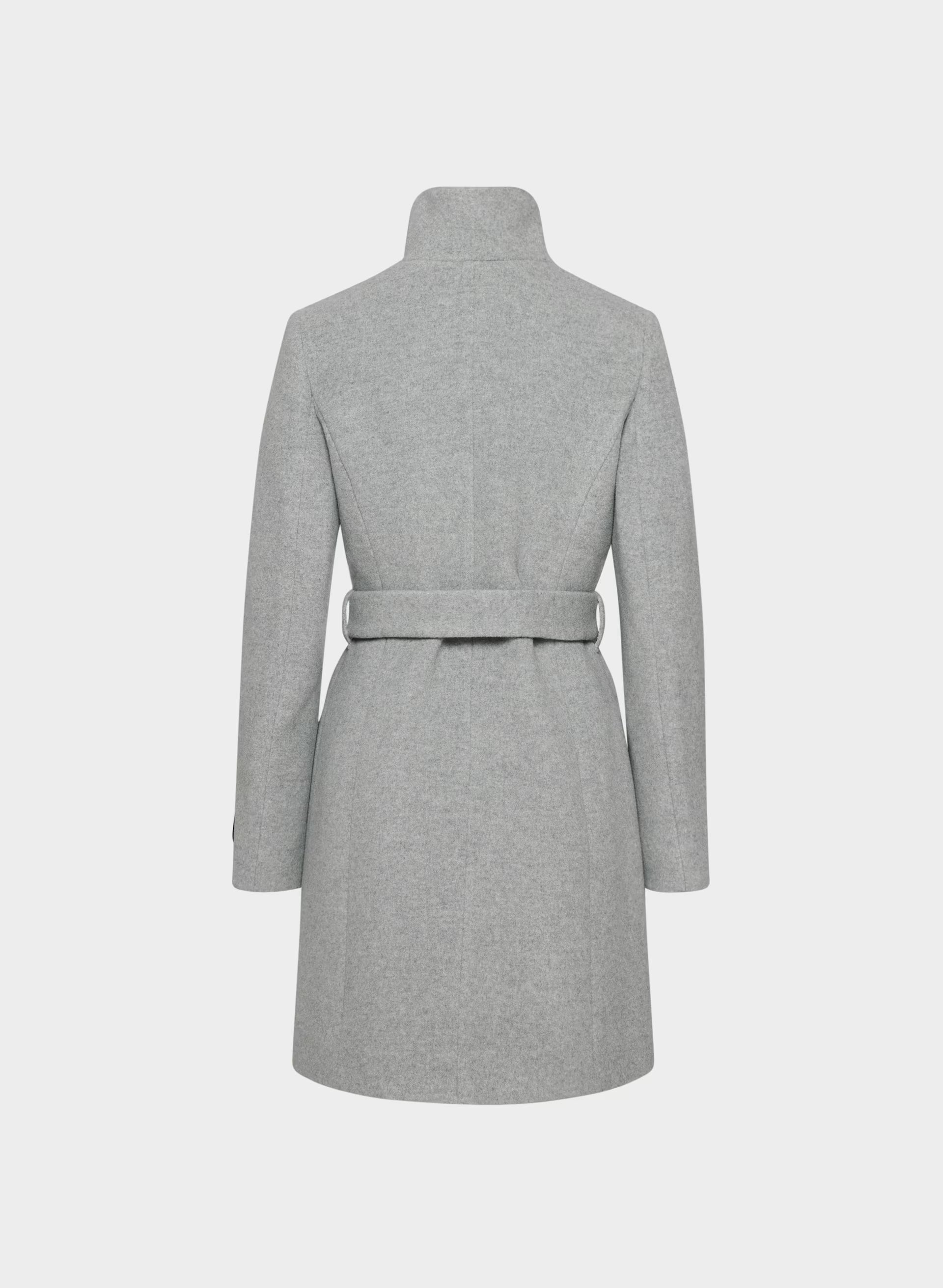The Connor Coat - Soft Wool Cashmere - HEATHER LIGHT GREY