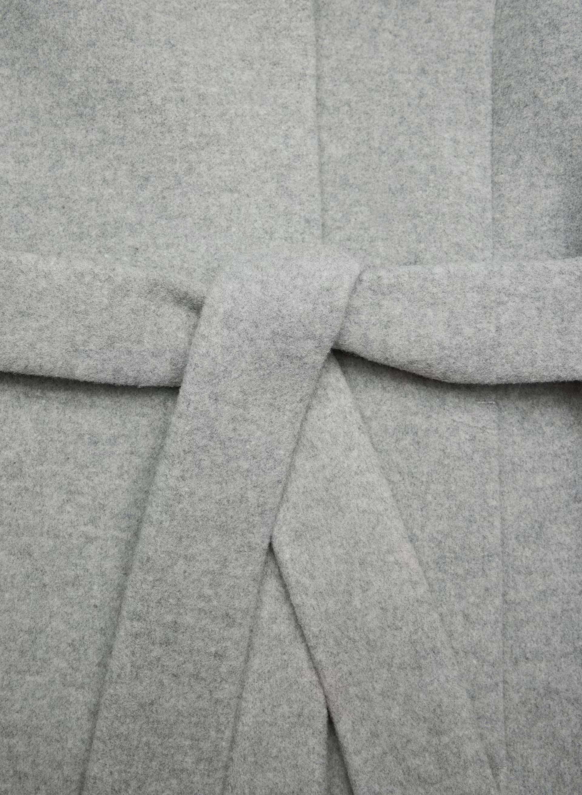 The Connor Coat - Soft Wool Cashmere - HEATHER LIGHT GREY