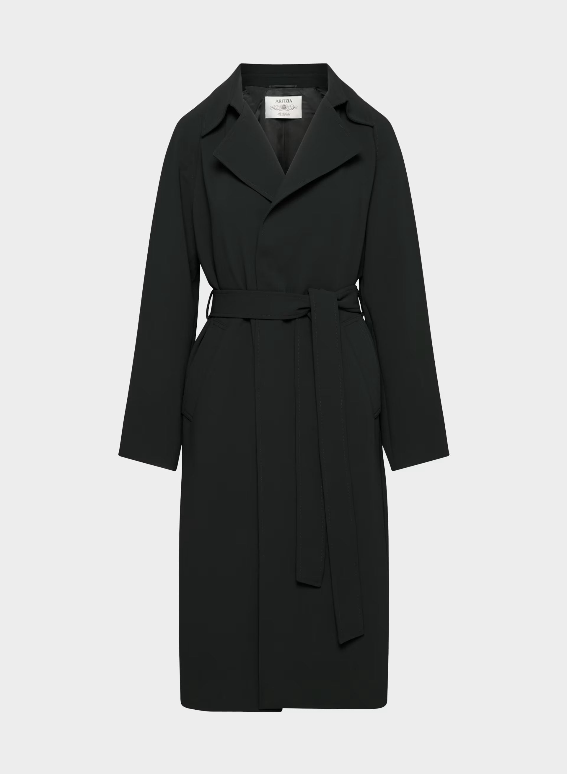 The Splendor Trench Coat - Crepette™ - BLACK