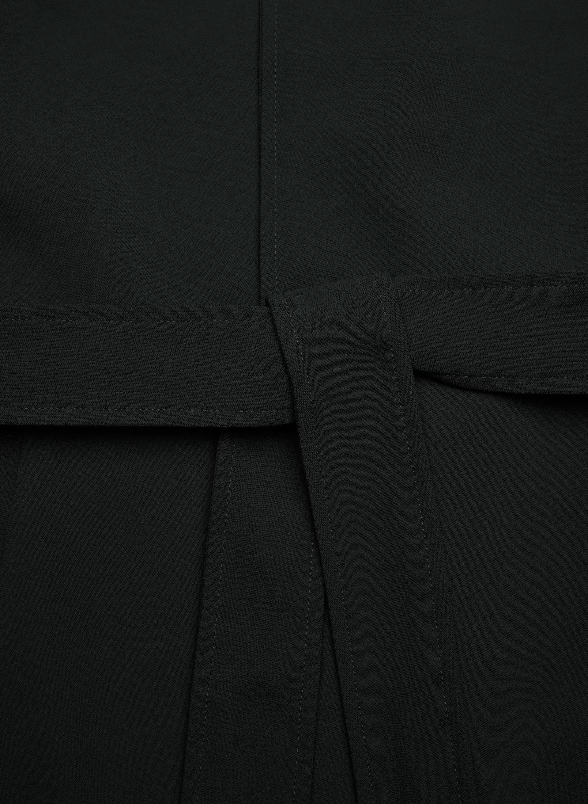 The Splendor Trench Coat - Crepette™ - BLACK