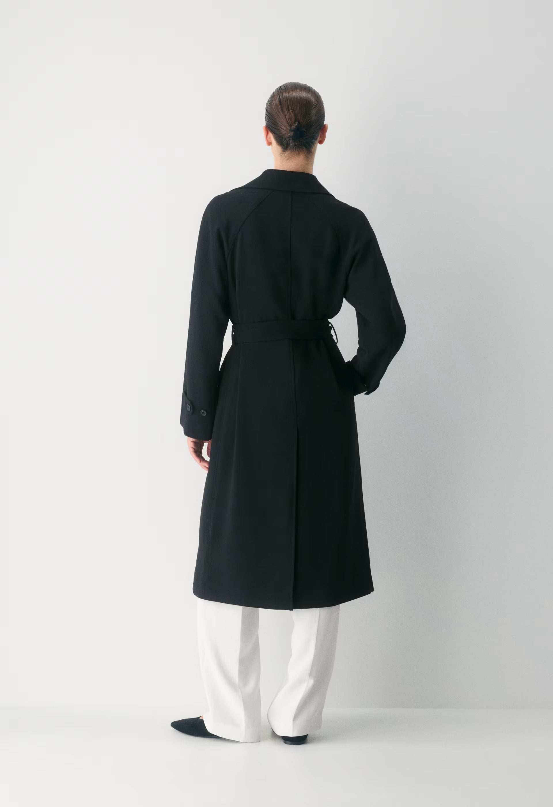 The Splendor Trench Coat - Crepette™ - BLACK