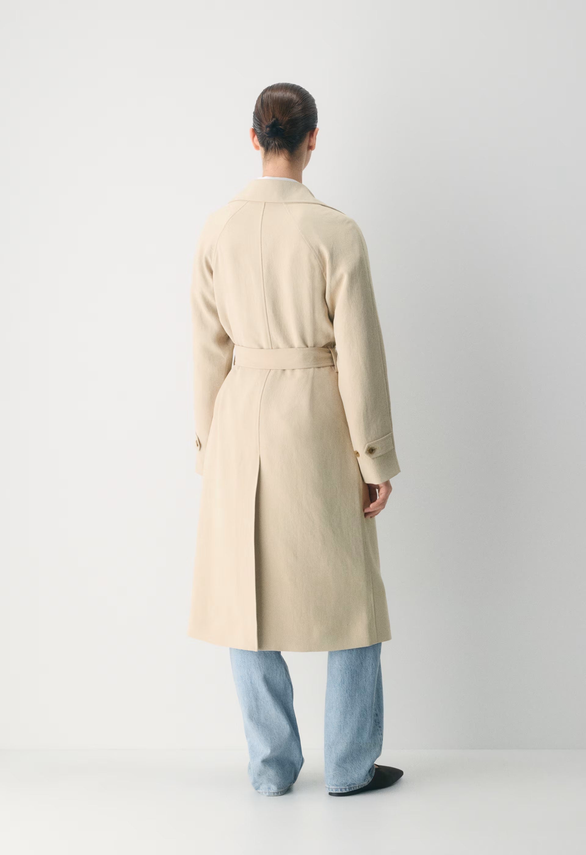 The Splendor Trench Coat - Crepette™ - MARCONA BEIGE