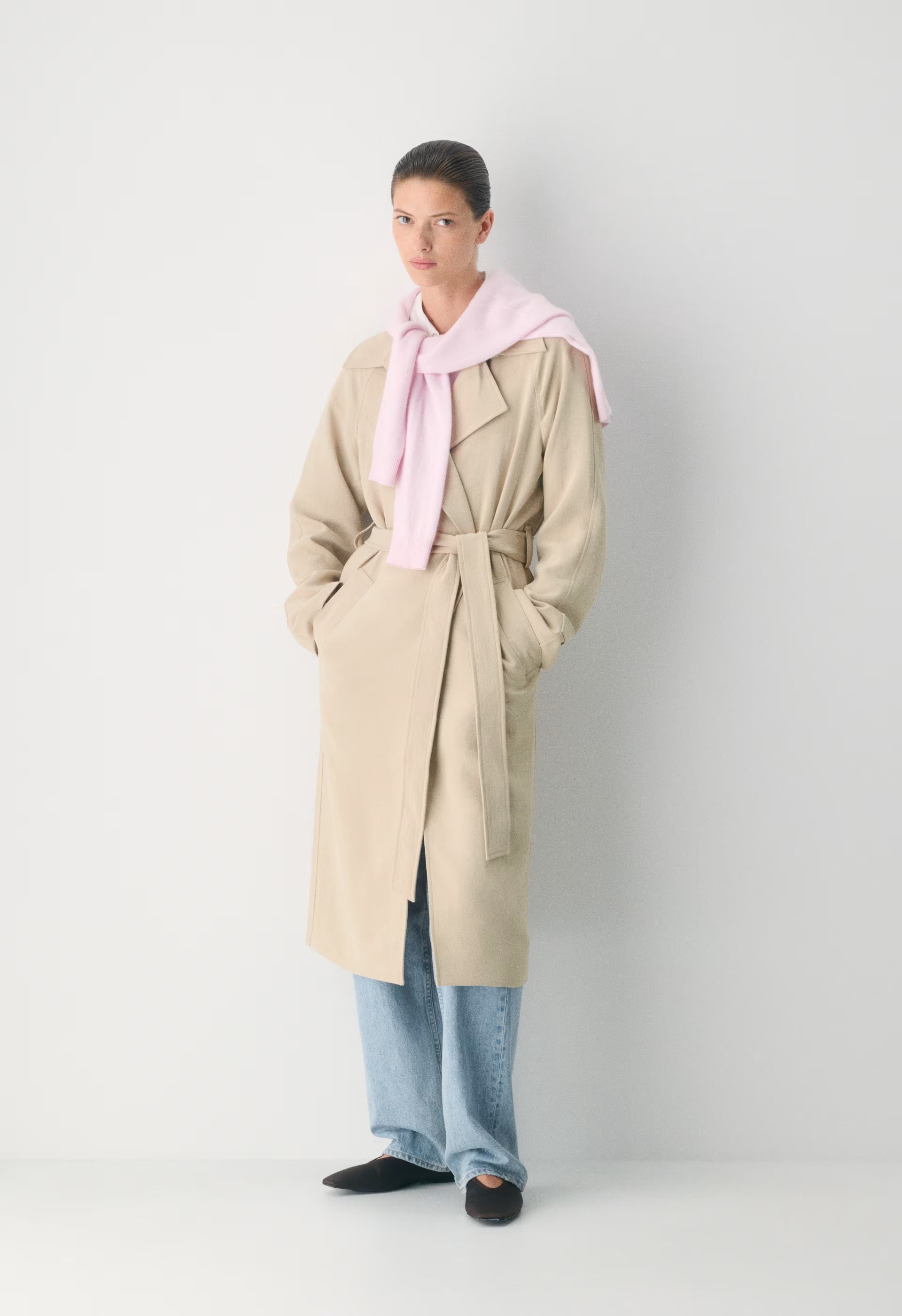 The Splendor Trench Coat - Crepette™ - MARCONA BEIGE