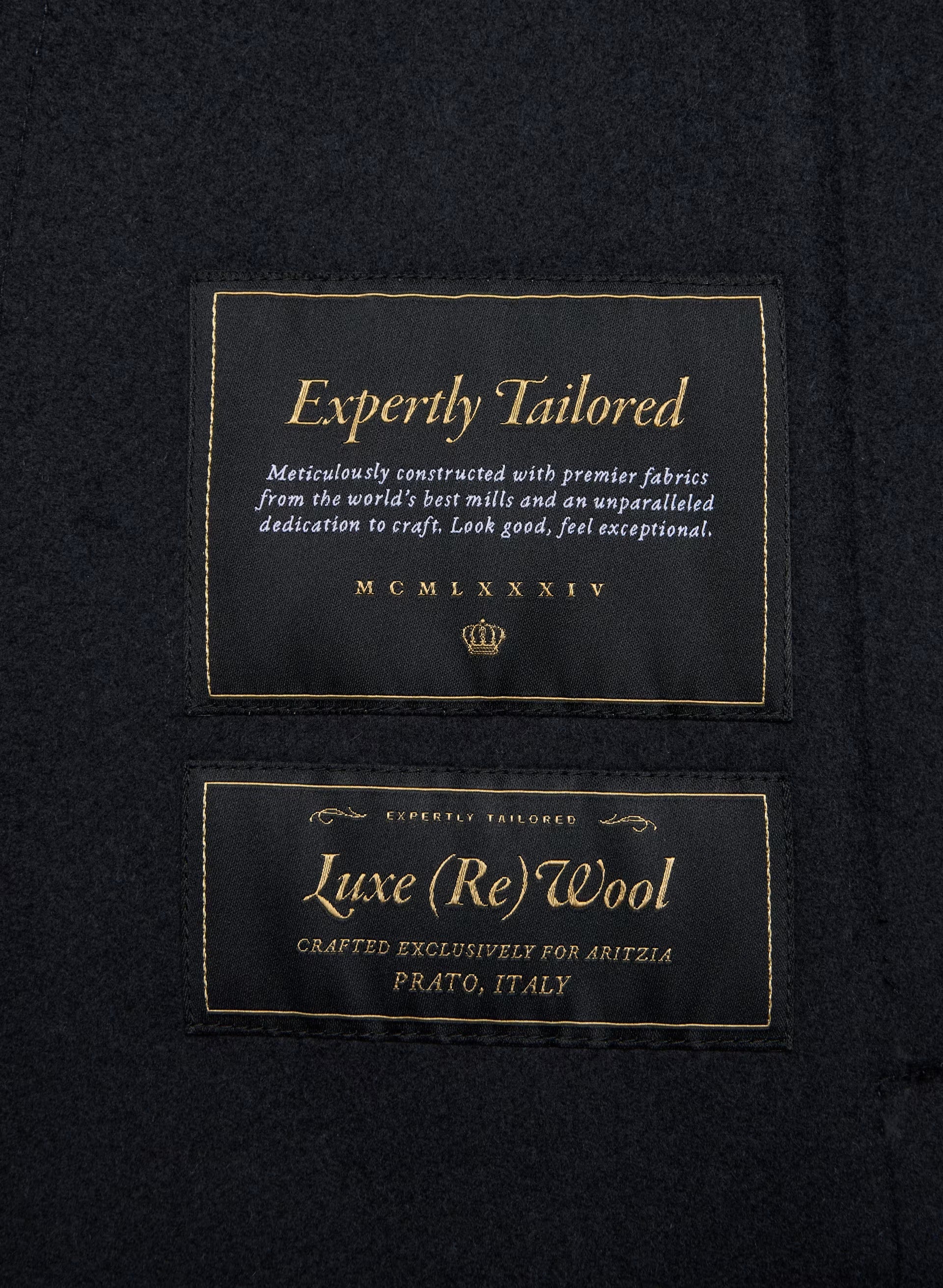 The Only Double-Faced Coat - Luxe (Re)Wool - DARK NIGHT NAVY