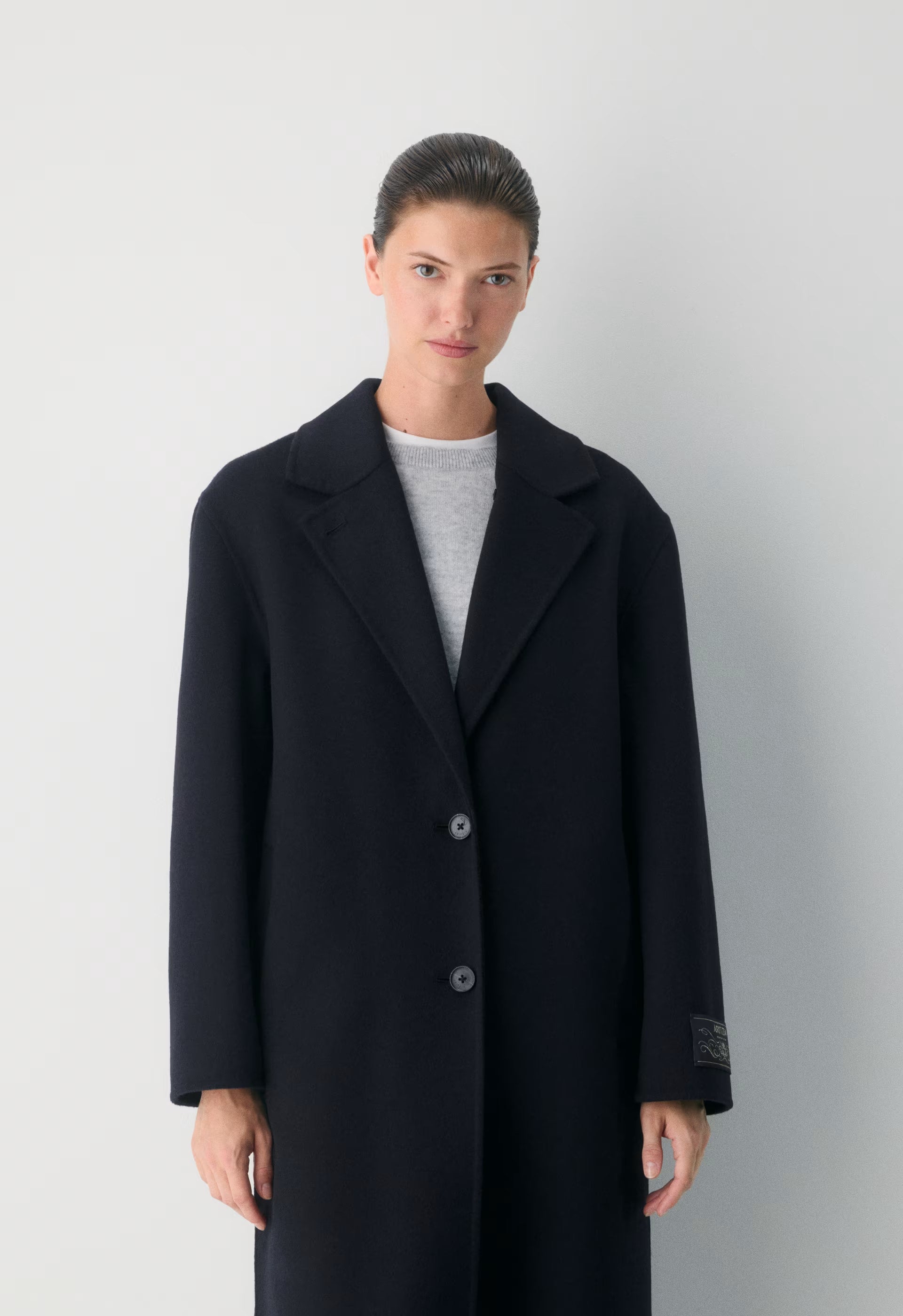 The Only Double-Faced Coat - Luxe (Re)Wool - DARK NIGHT NAVY