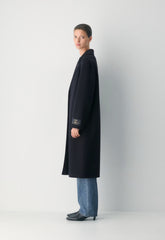 The Only Double-Faced Coat - Luxe (Re)Wool - DARK NIGHT NAVY