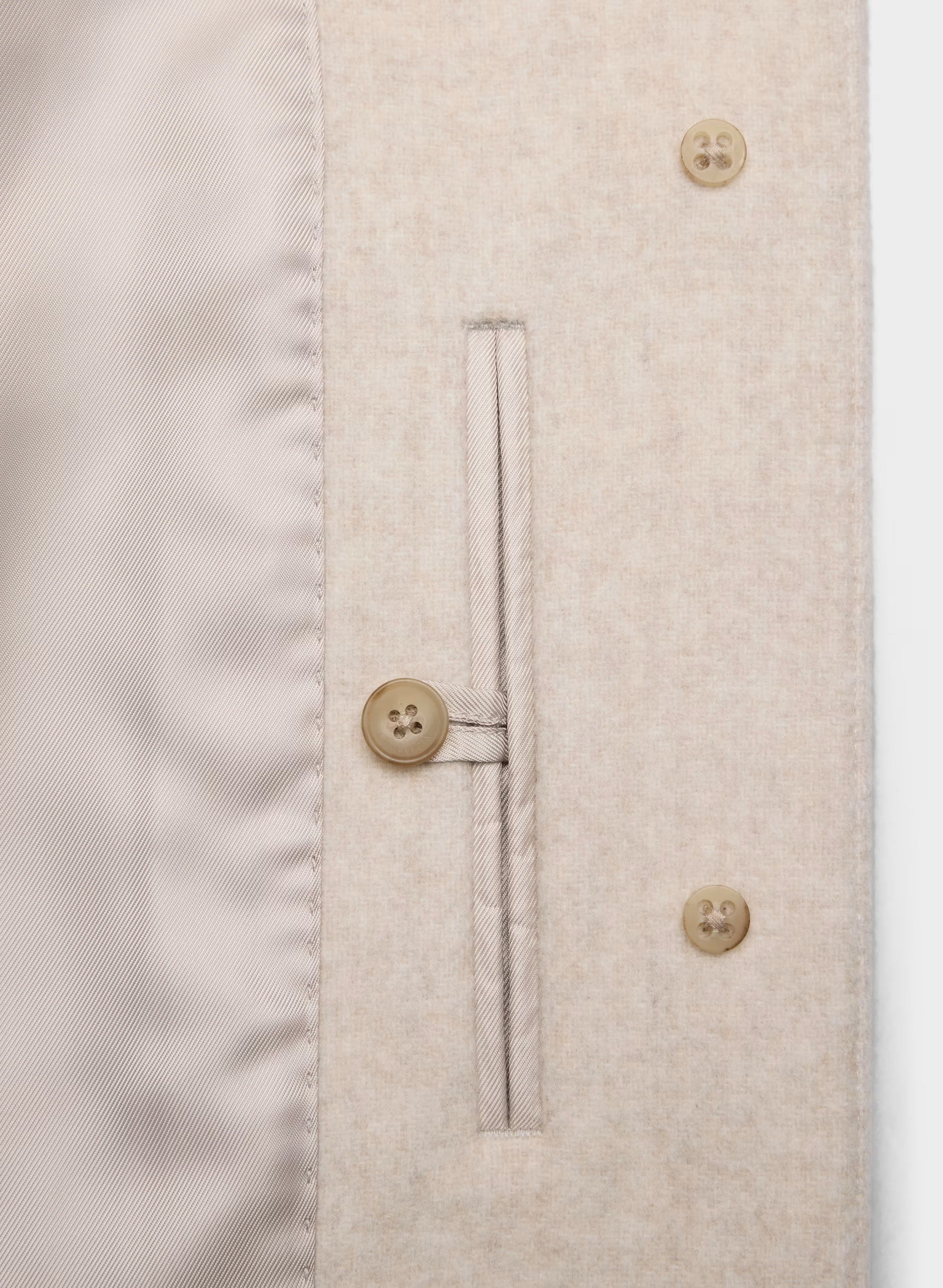 The Cocoon Long Coat - Luxe Wool Cashmere - HEATHER LIGHT OATMEAL