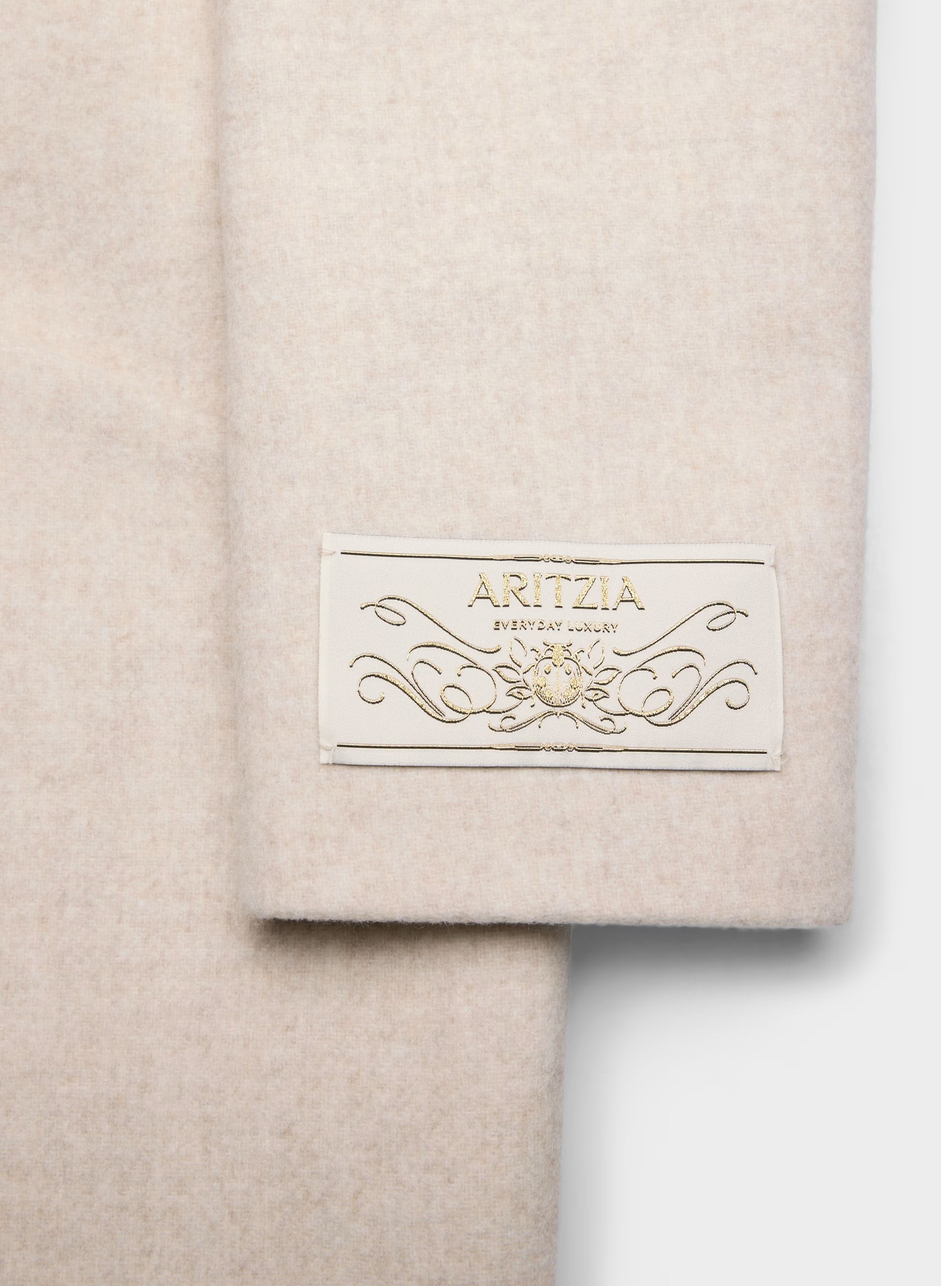 The Cocoon Long Coat - Luxe Wool Cashmere - HEATHER LIGHT OATMEAL