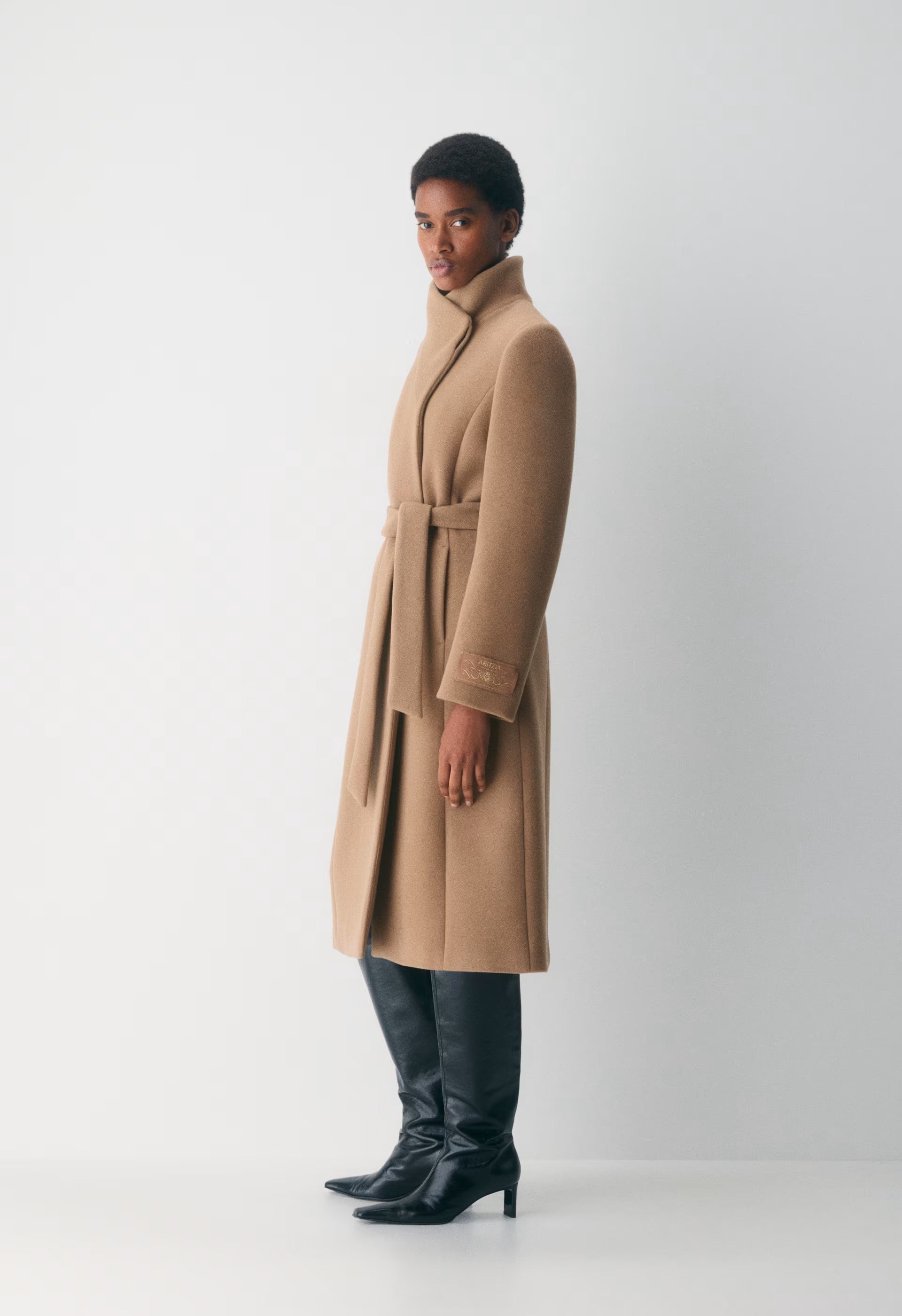 The Connor Long Coat - Soft Wool Cashmere - DARK BURGUNDY
