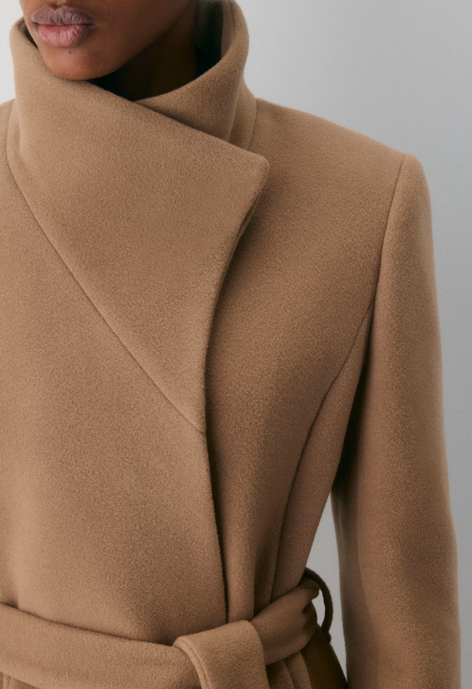 The Connor Long Coat - Soft Wool Cashmere - DARK BURGUNDY