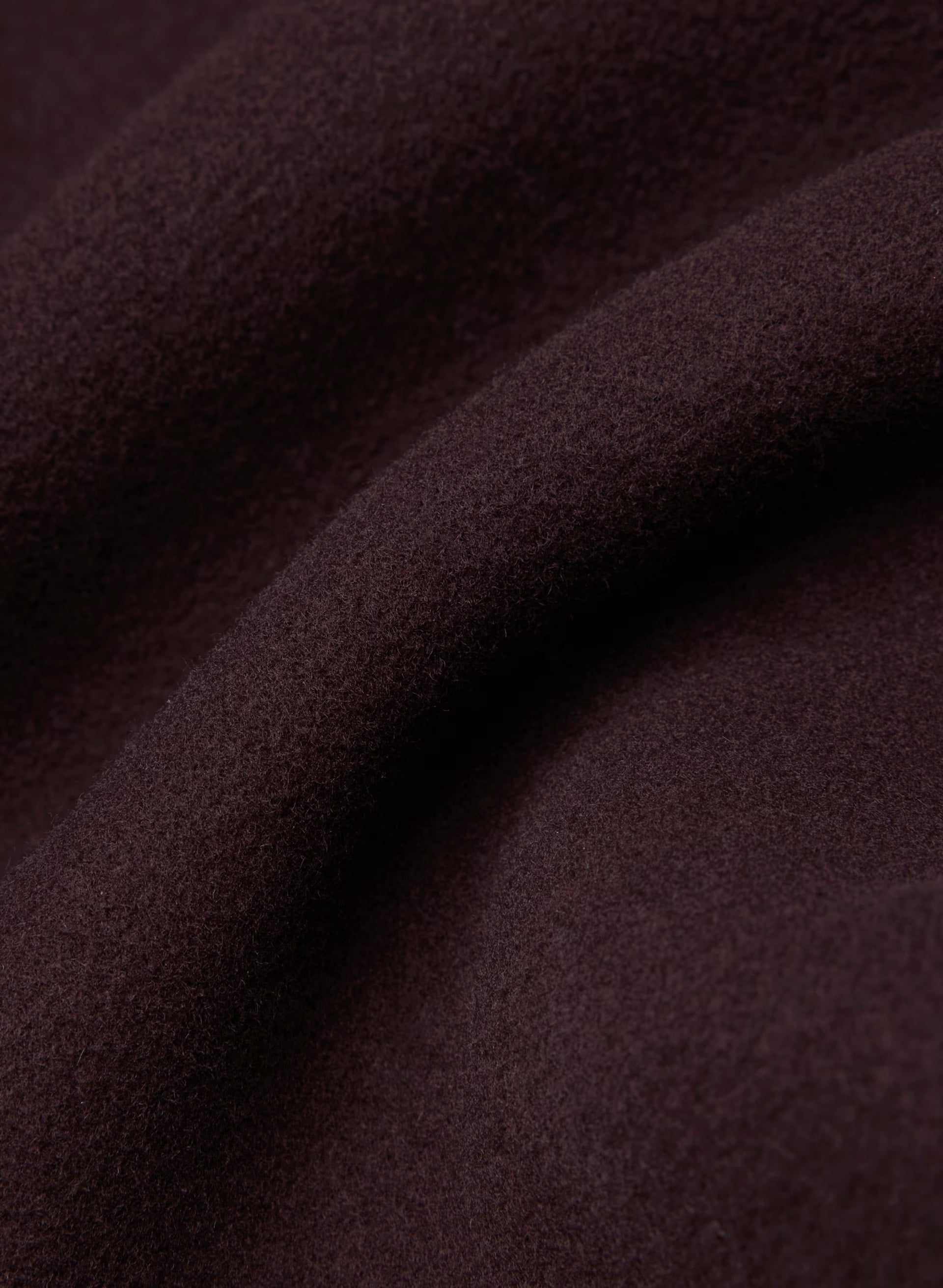 The Connor Long Coat - Soft Wool Cashmere - DARK BURGUNDY