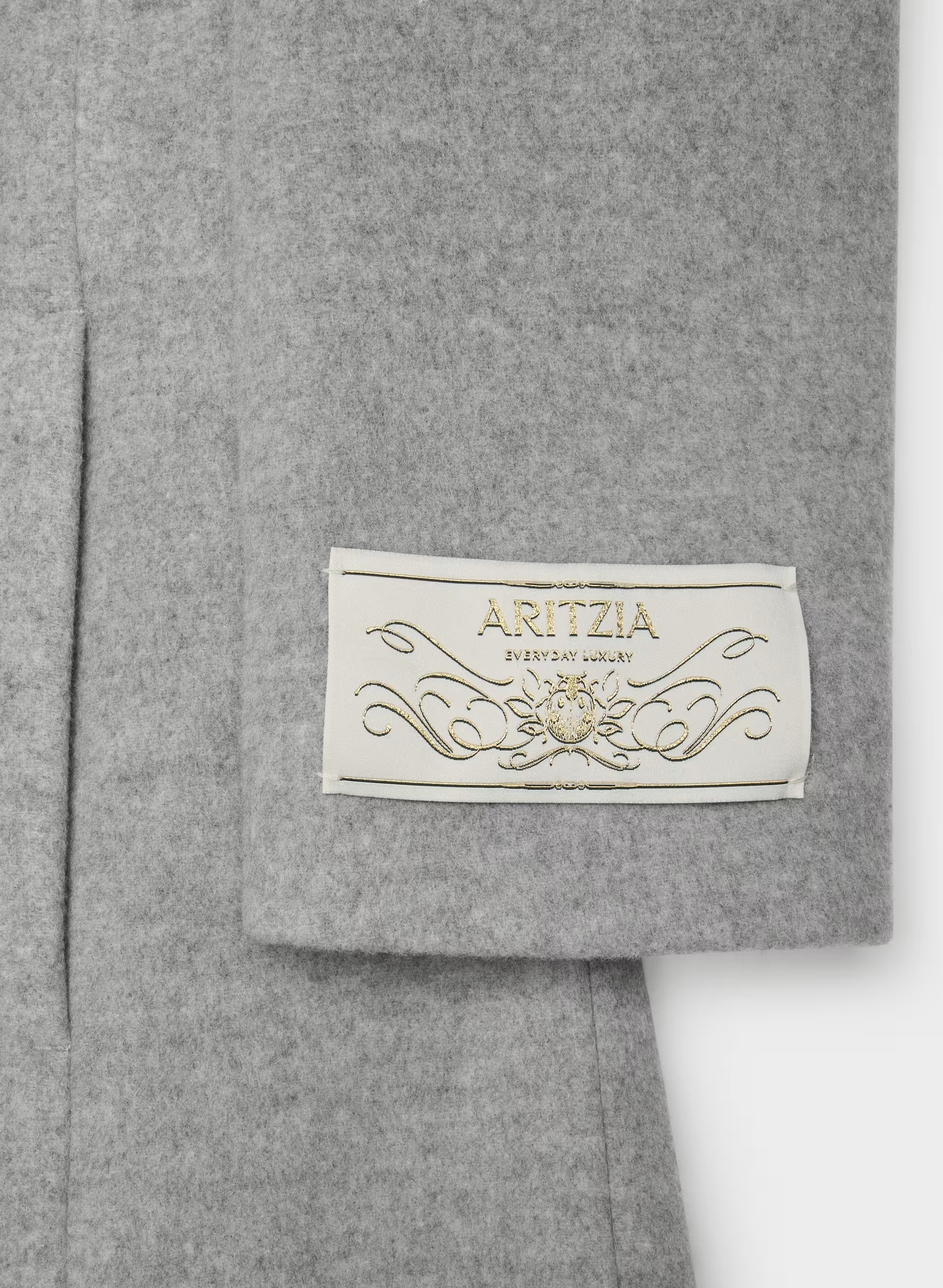 The Connor Long Coat - Soft Wool Cashmere - HEATHER LIGHT GREY