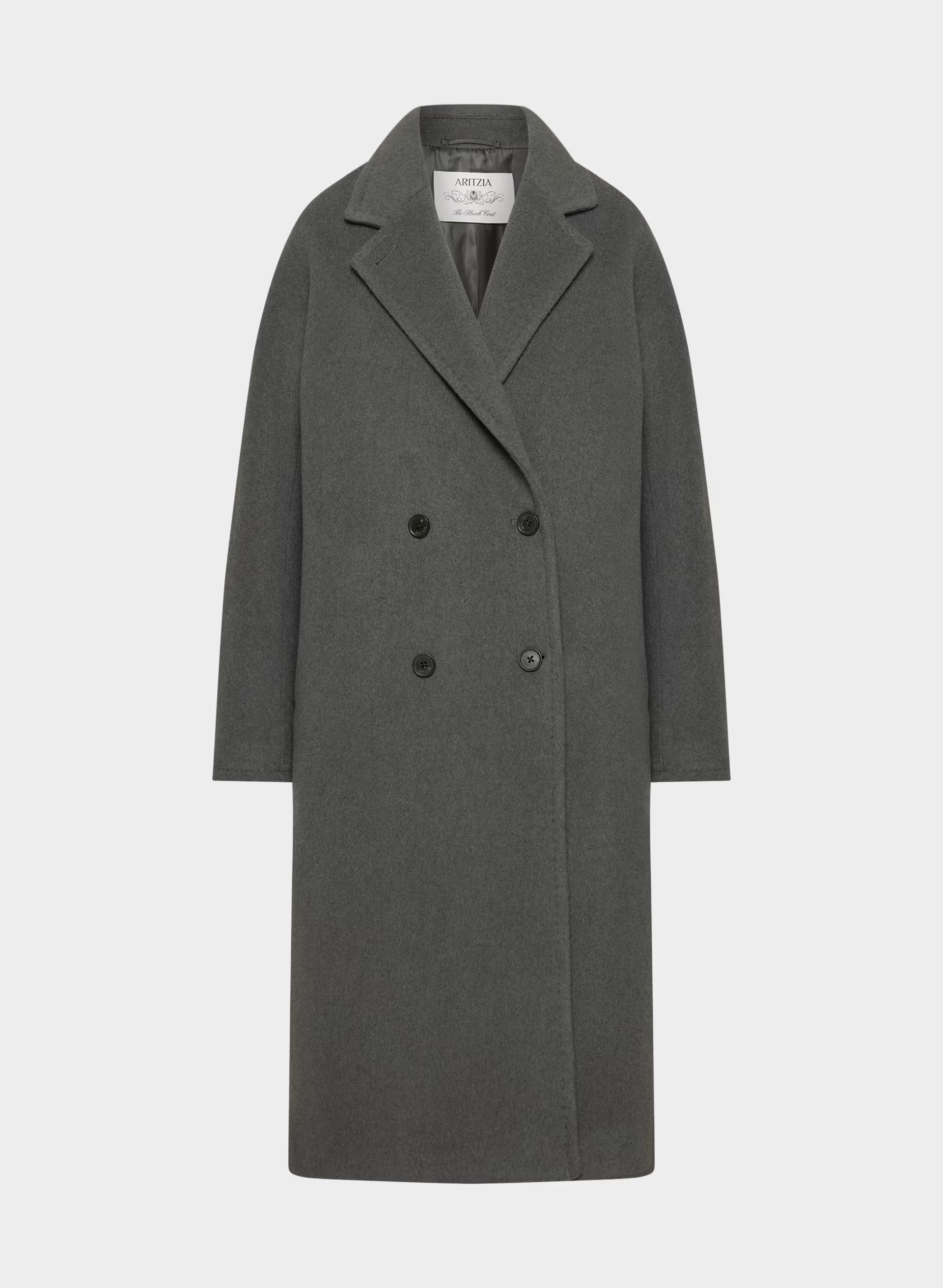 The Slouch™ Coat - Soft Wool Cashmere - HEATHER CHARCOAL