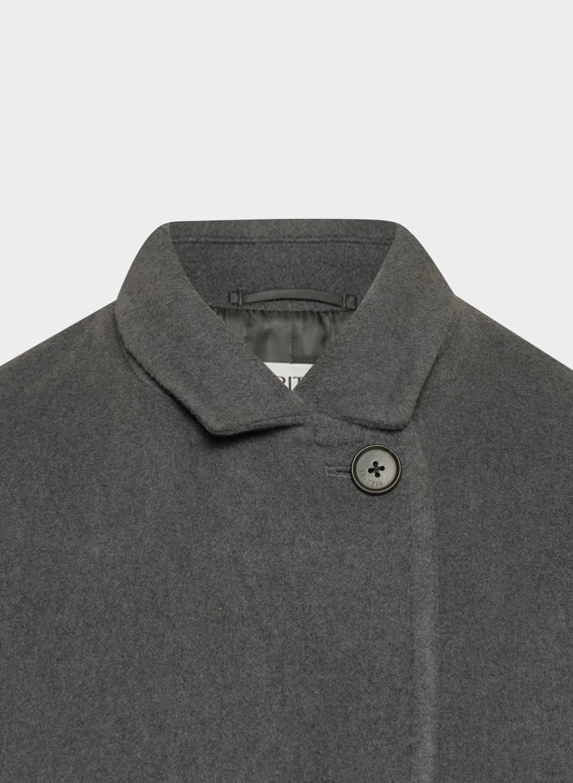 The Slouch™ Coat - Soft Wool Cashmere - HEATHER CHARCOAL