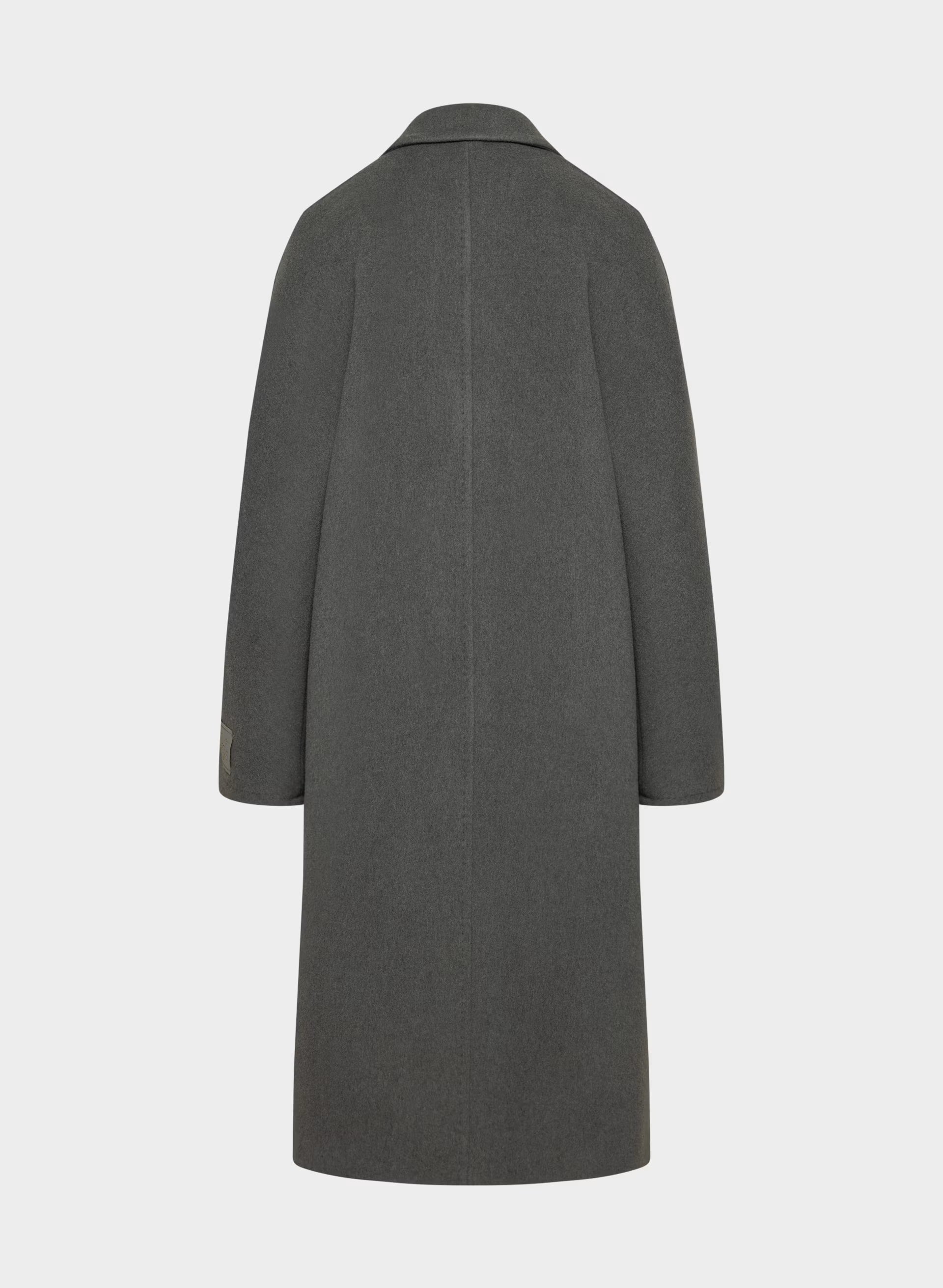 The Slouch™ Coat - Soft Wool Cashmere - HEATHER CHARCOAL