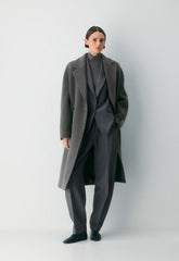 The Slouch™ Coat - Soft Wool Cashmere - HEATHER CHARCOAL
