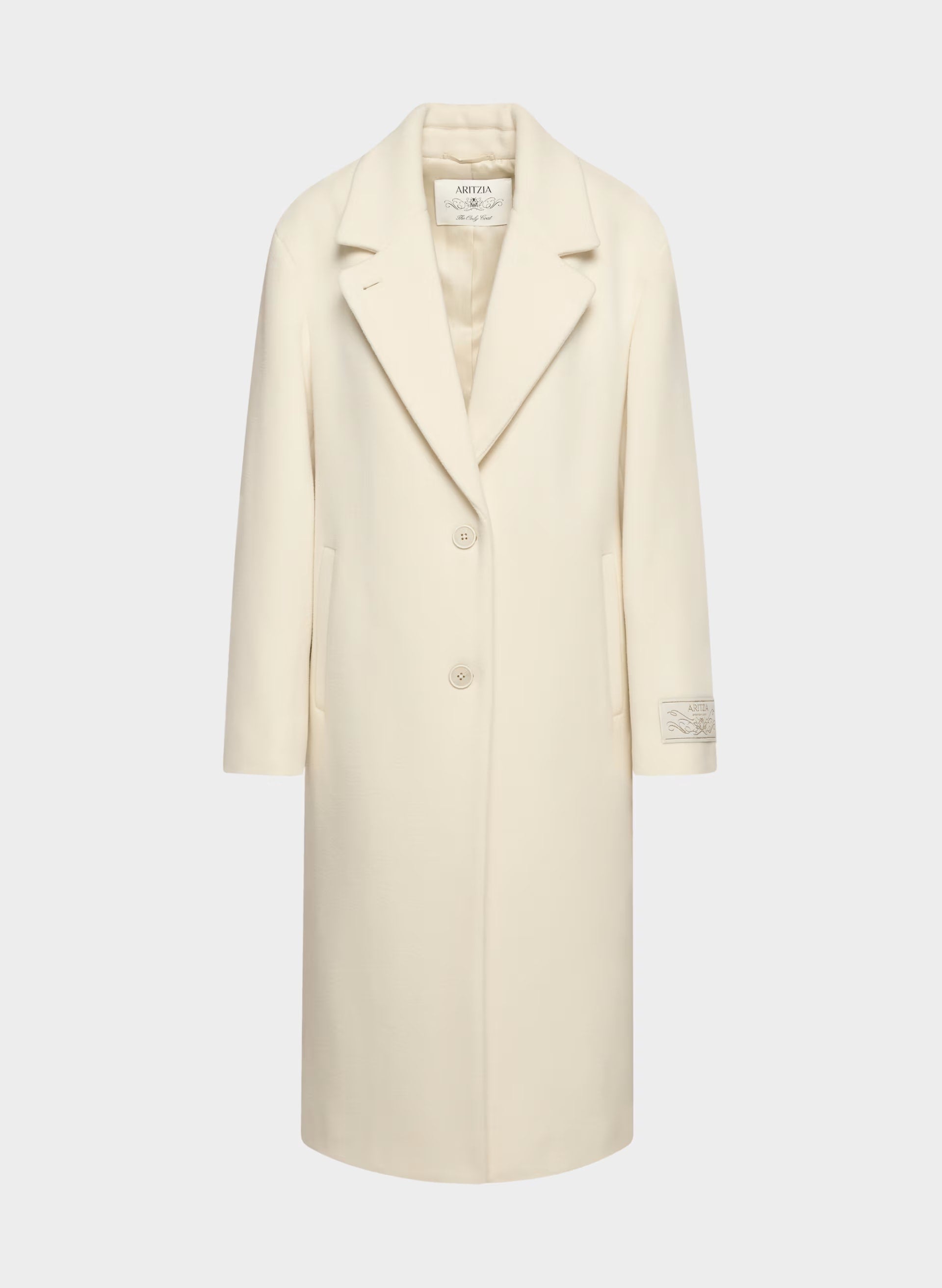 The Only Coat - Soft Wool Cashmere - SEASIDE CREAM