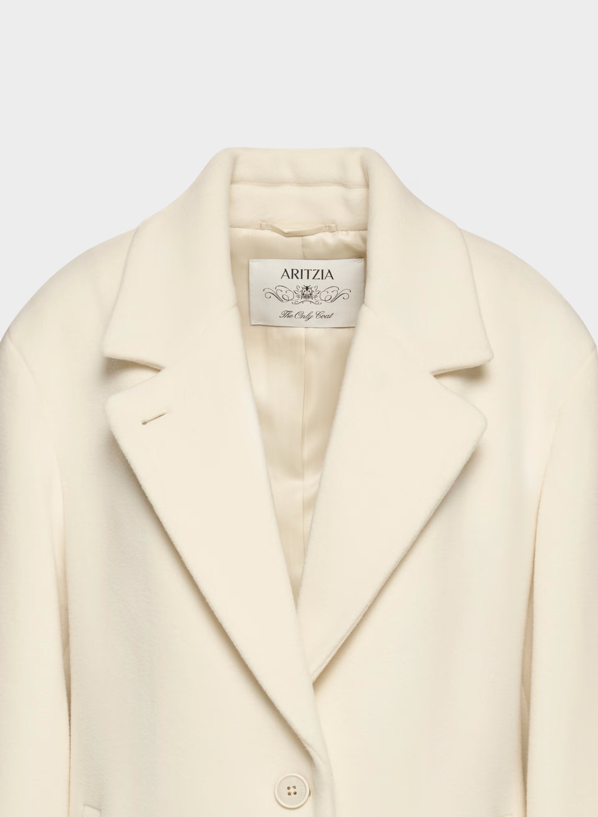The Only Coat - Soft Wool Cashmere - SEASIDE CREAM