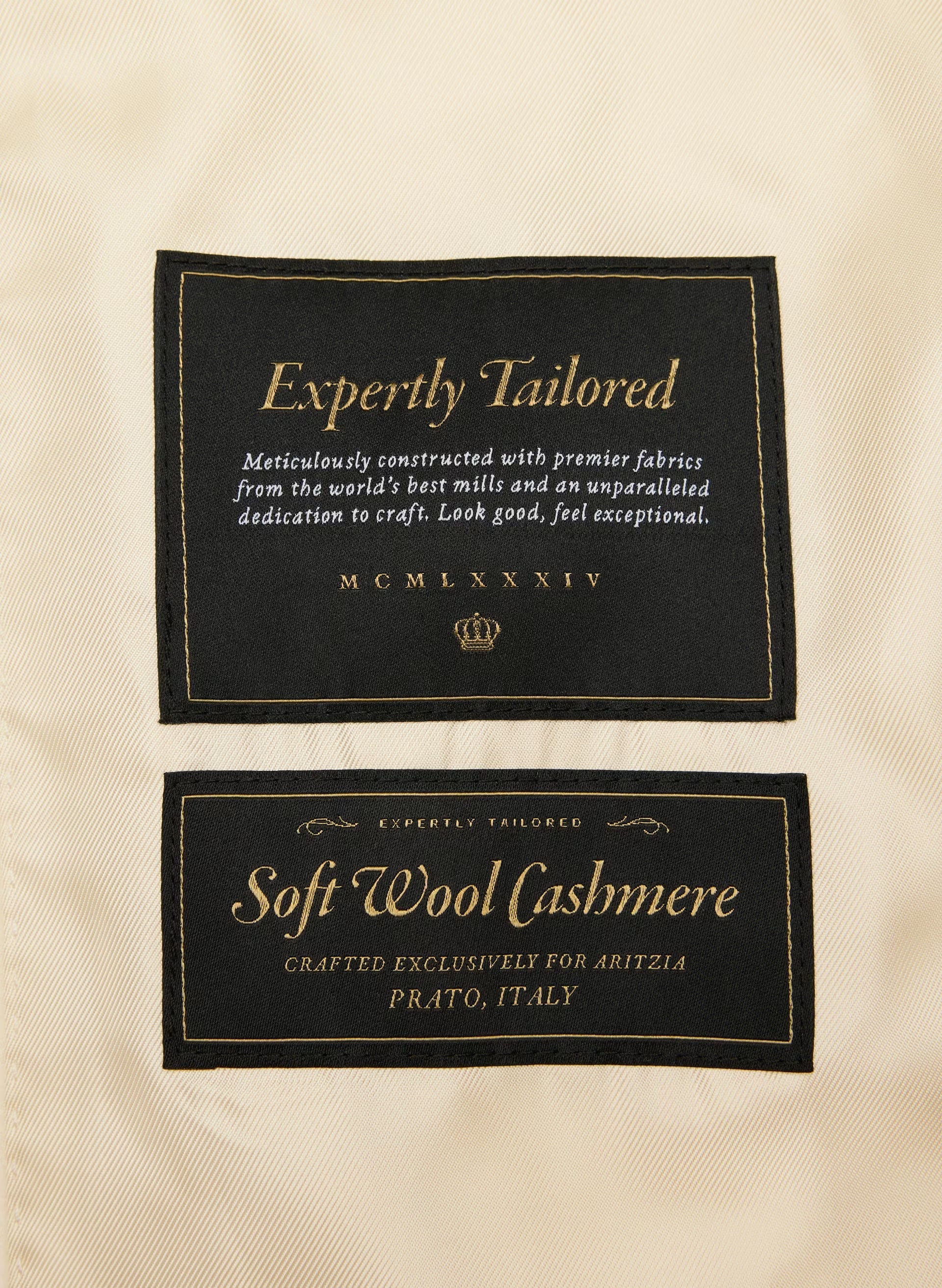 The Only Coat - Soft Wool Cashmere - SEASIDE CREAM