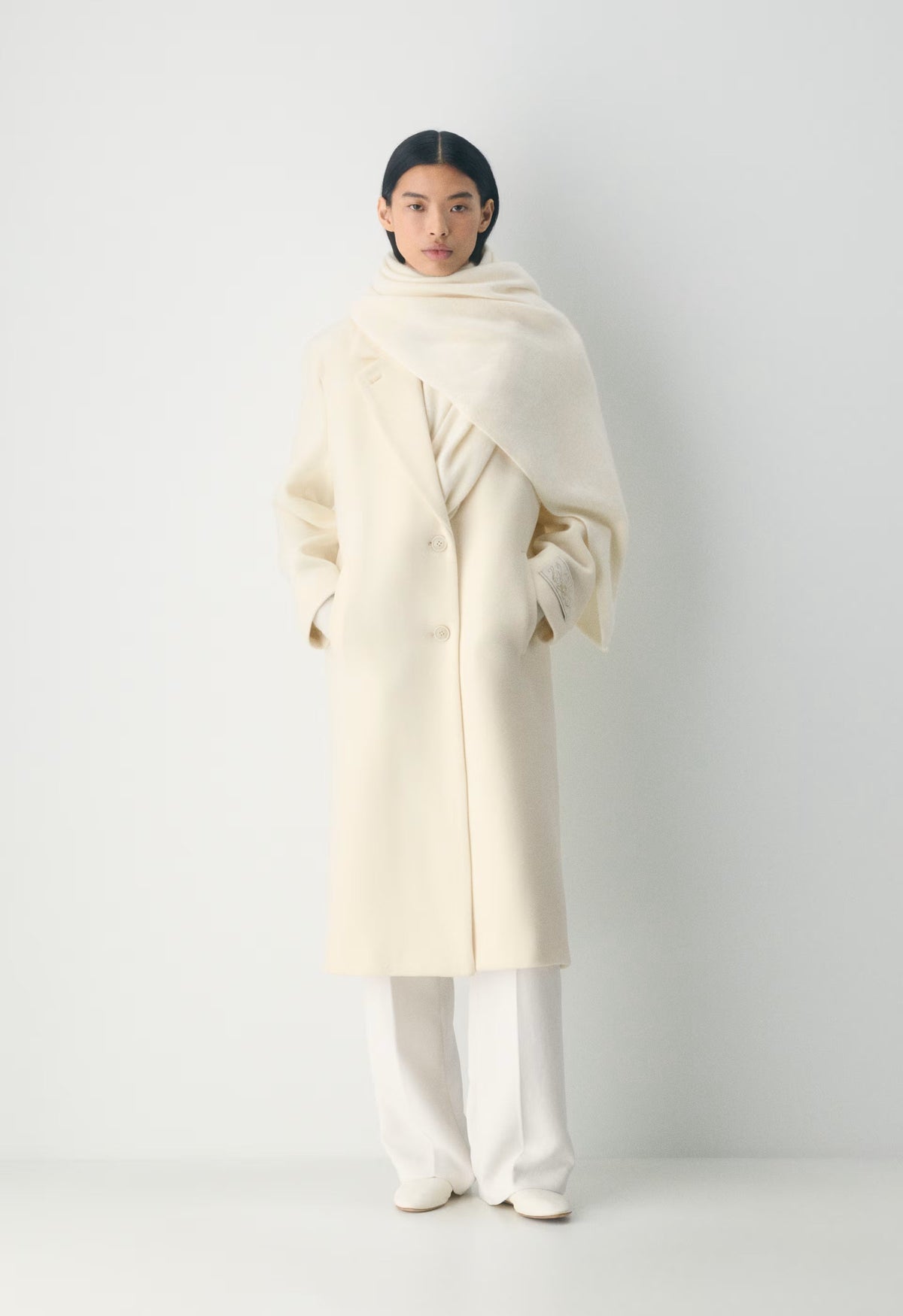 The Only Coat - Soft Wool Cashmere - SEASIDE CREAM