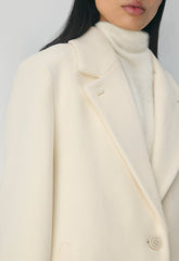 The Only Coat - Soft Wool Cashmere - SEASIDE CREAM