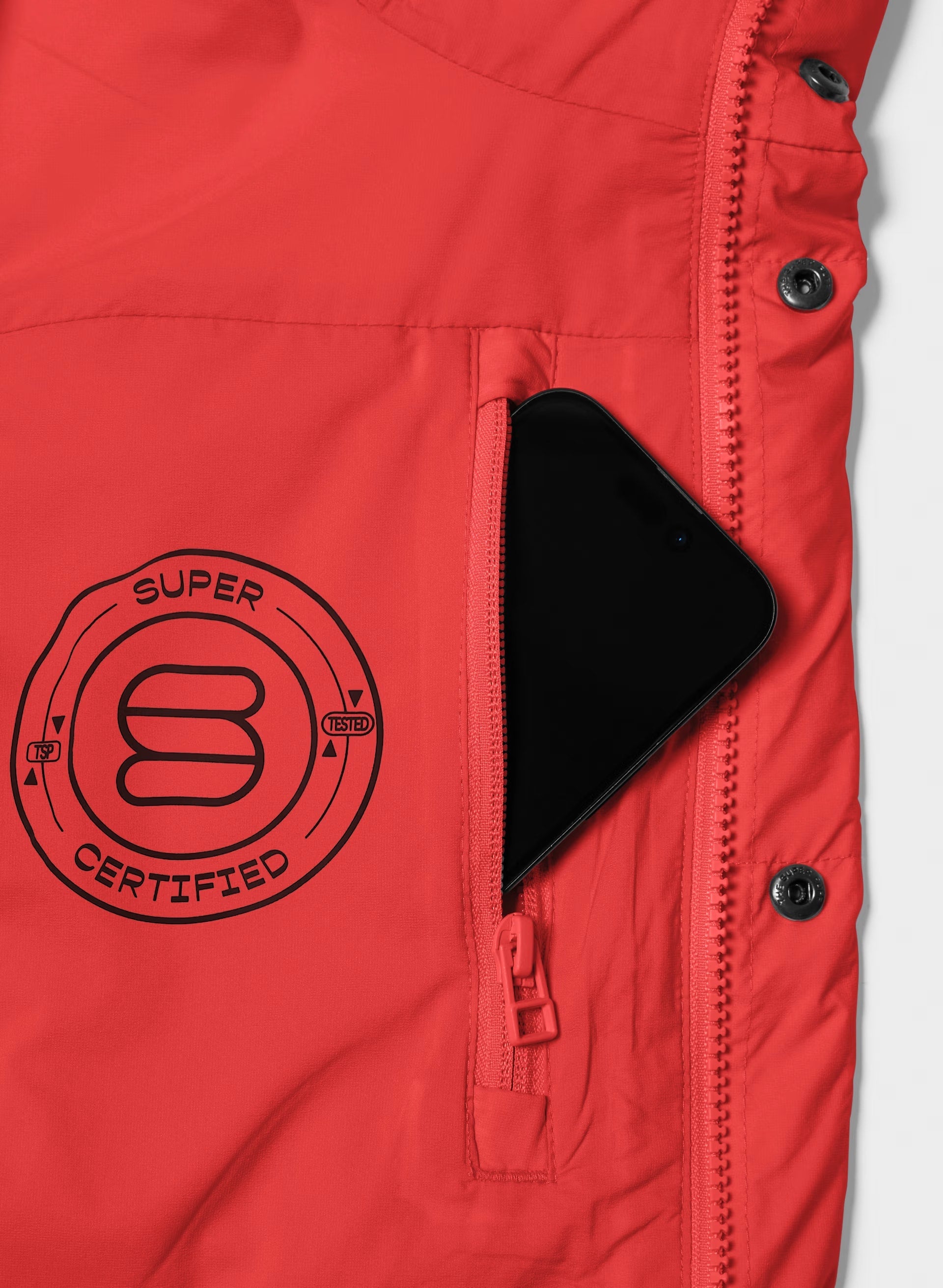 The Super Après Puff™ - cliMATTE™ - FLASHING RED