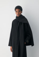 The Embrace Double-Faced Coat - Luxe (Re)Wool - BLACK
