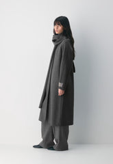 The Embrace Double-Faced Coat - Luxe (Re)Wool - HEATHER CHARCOAL