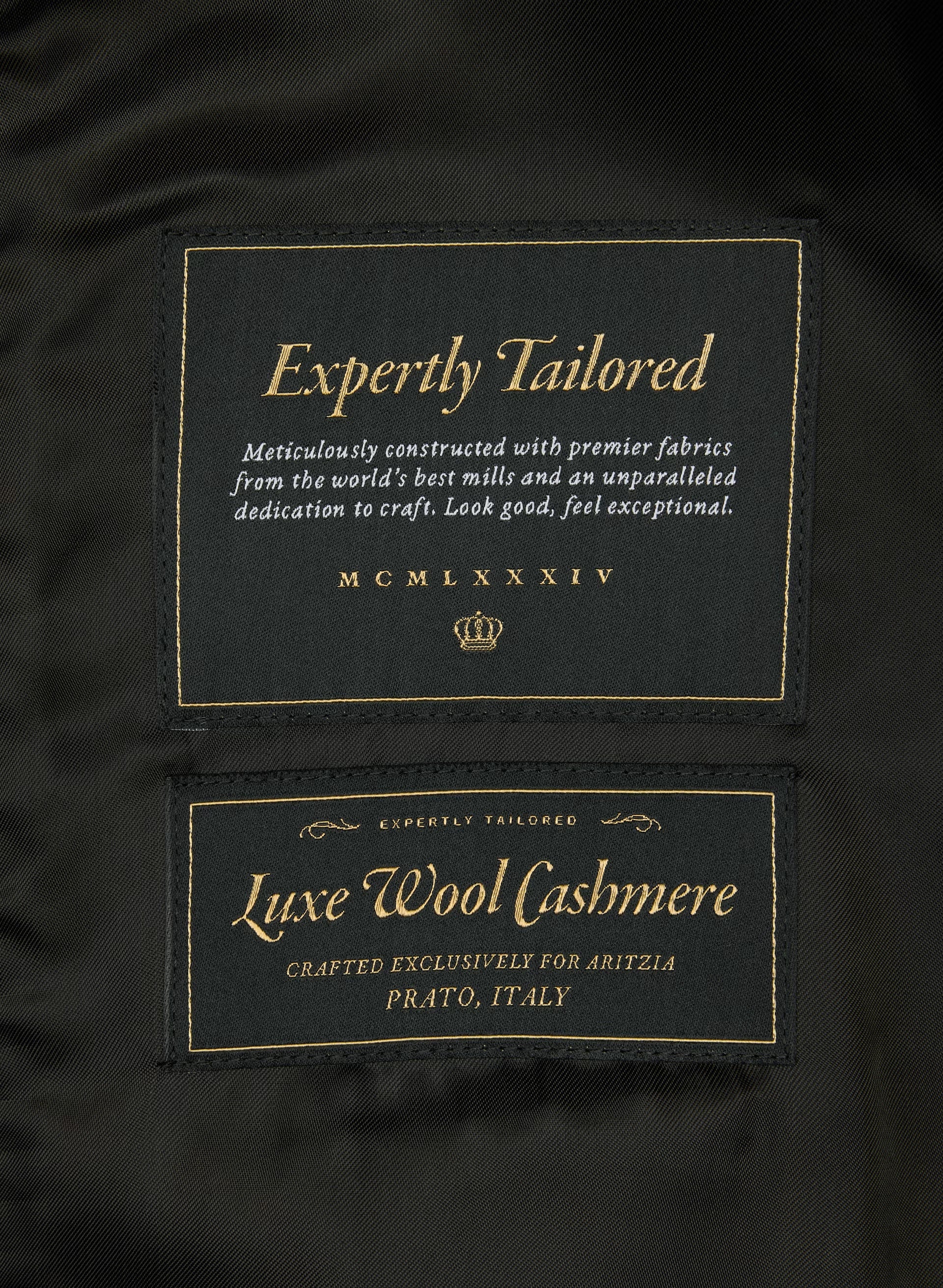 The Evening Coat - Luxe Wool Cashmere - BLACK