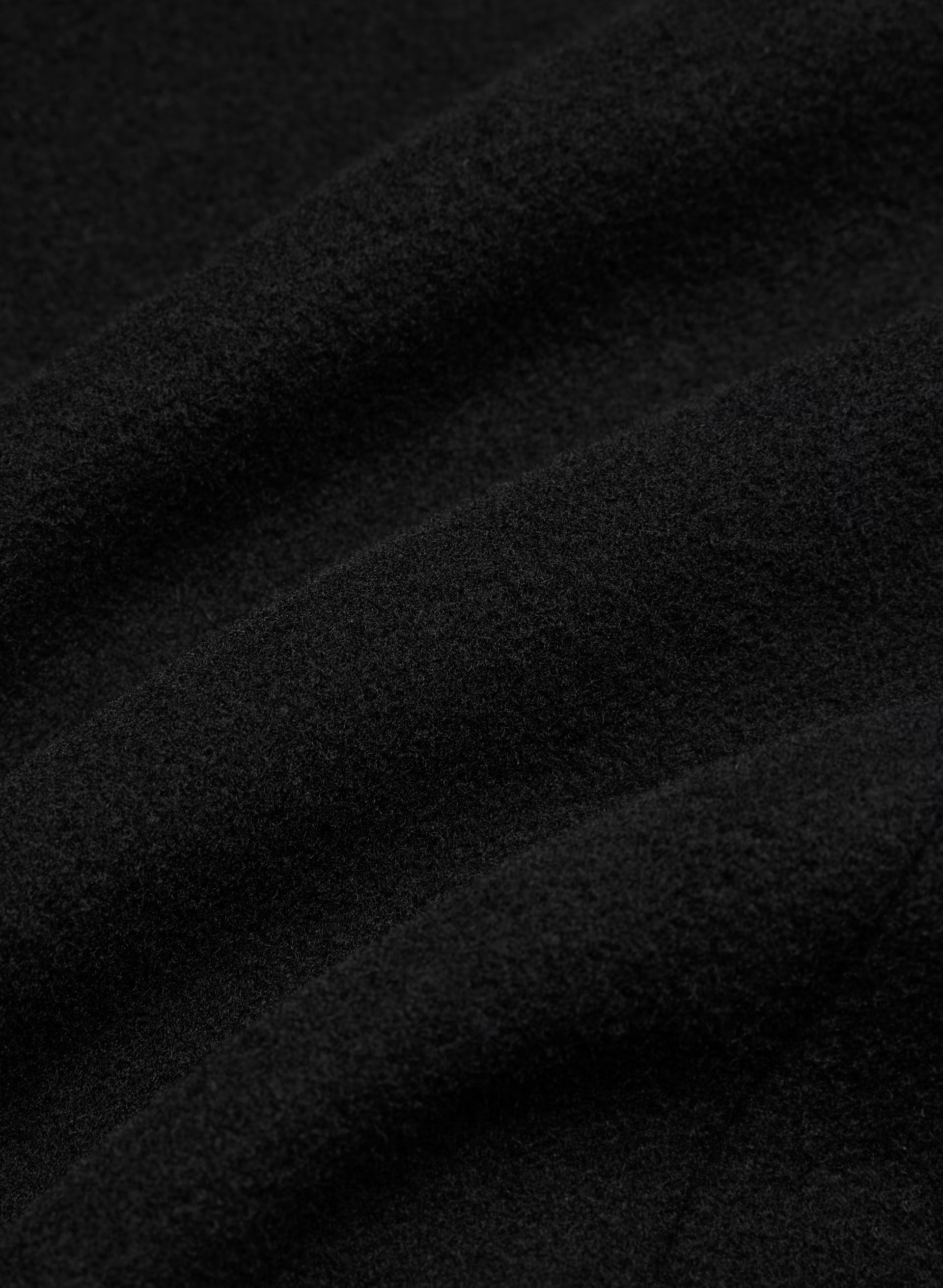 The Maxine Coat - Soft Wool Cashmere - BLACK