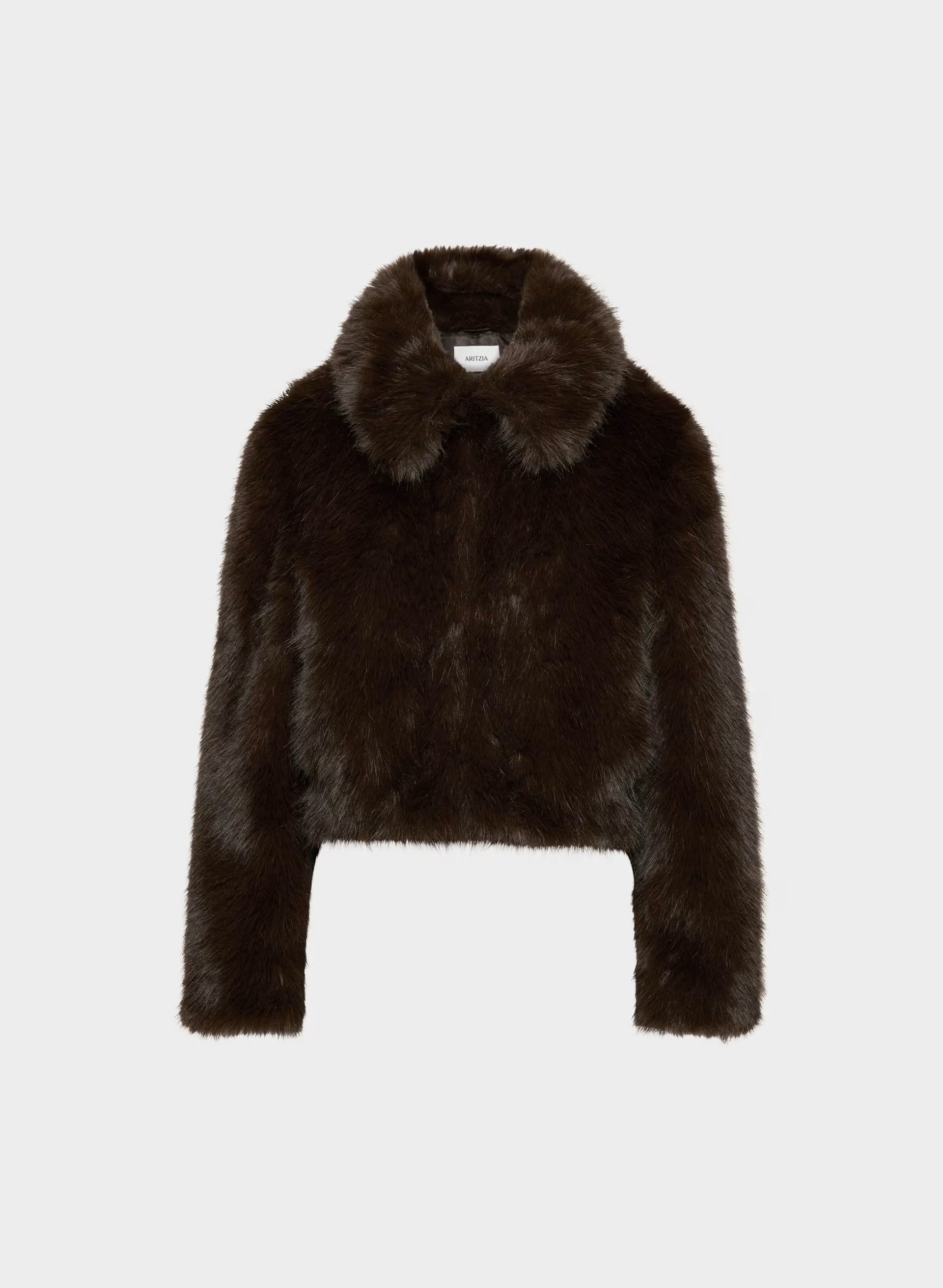 Chamonix Coat - Arctic Faux Fur - RICH MOCHA BROWN