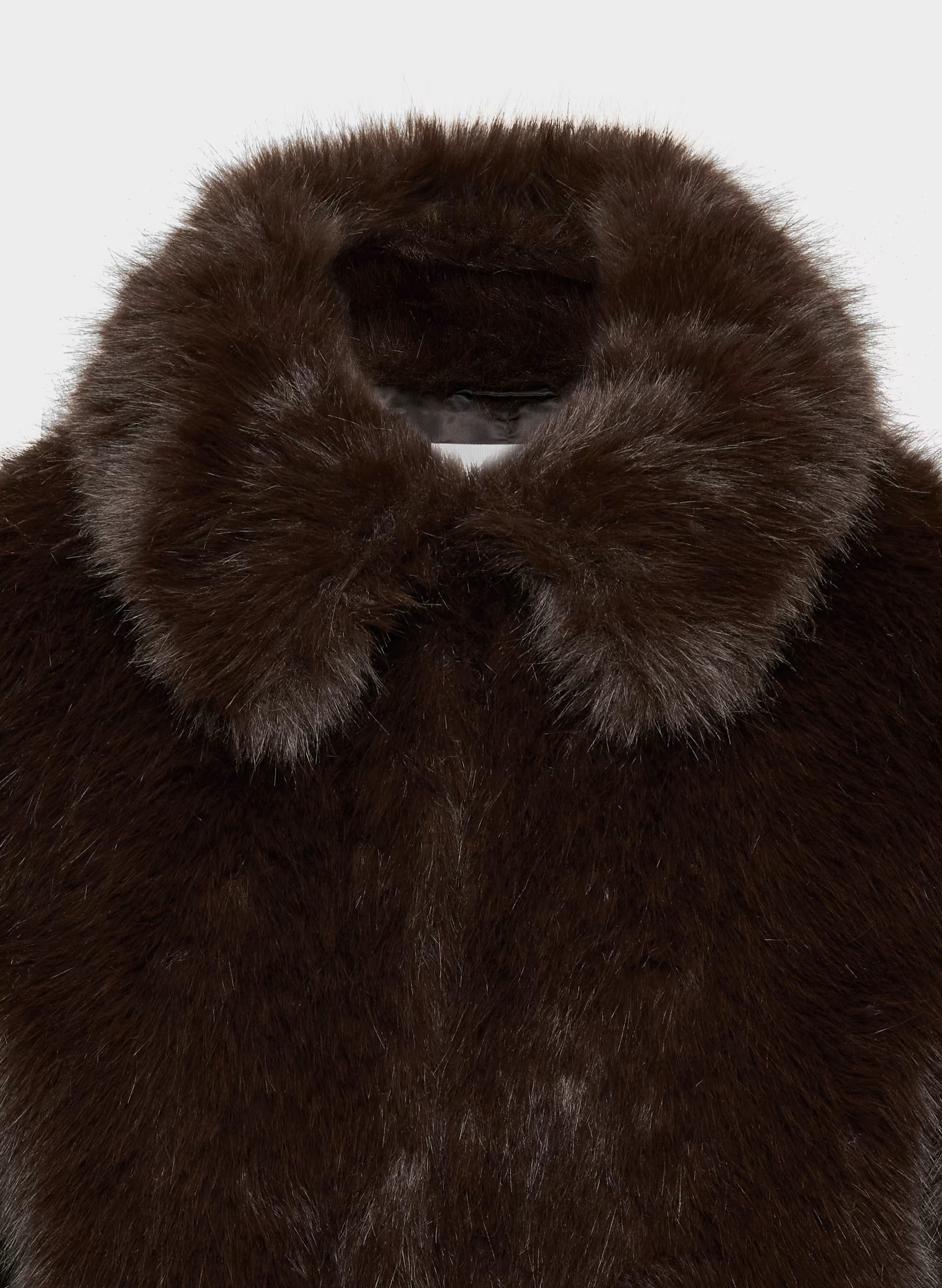 Chamonix Coat - Arctic Faux Fur - RICH MOCHA BROWN
