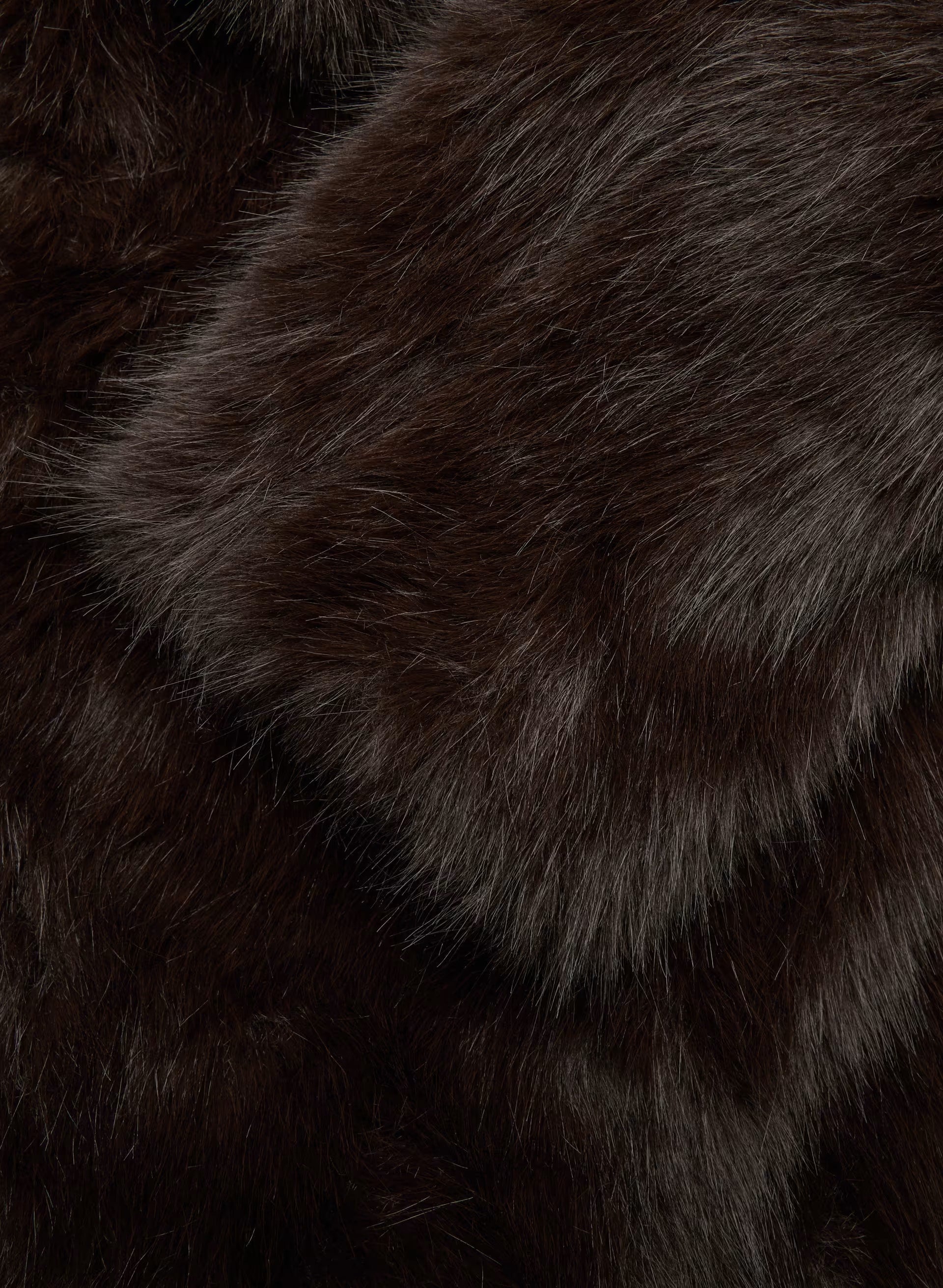 Chamonix Coat - Arctic Faux Fur - RICH MOCHA BROWN