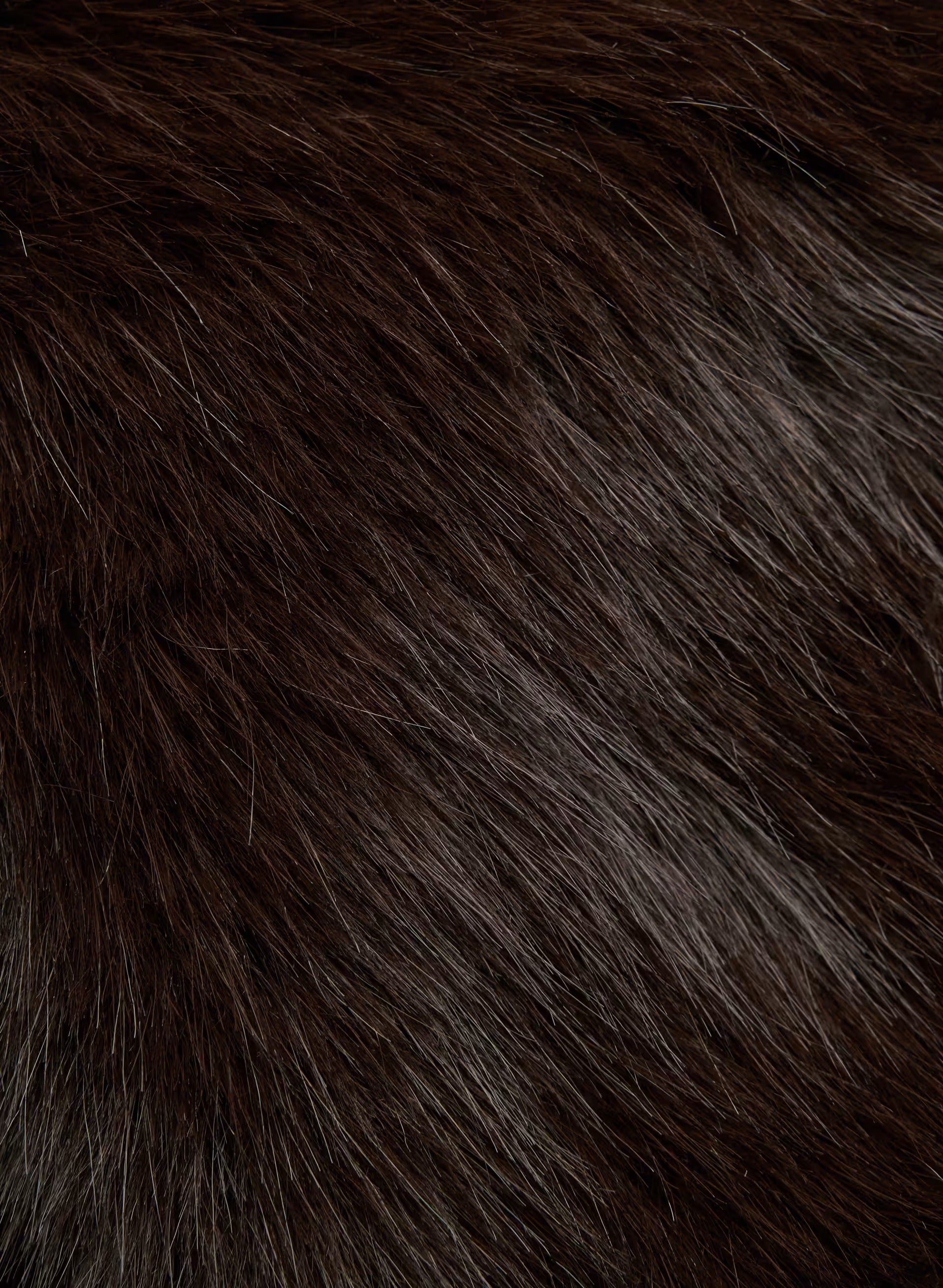 Chamonix Coat - Arctic Faux Fur - RICH MOCHA BROWN