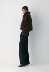 Chamonix Coat - Arctic Faux Fur - RICH MOCHA BROWN