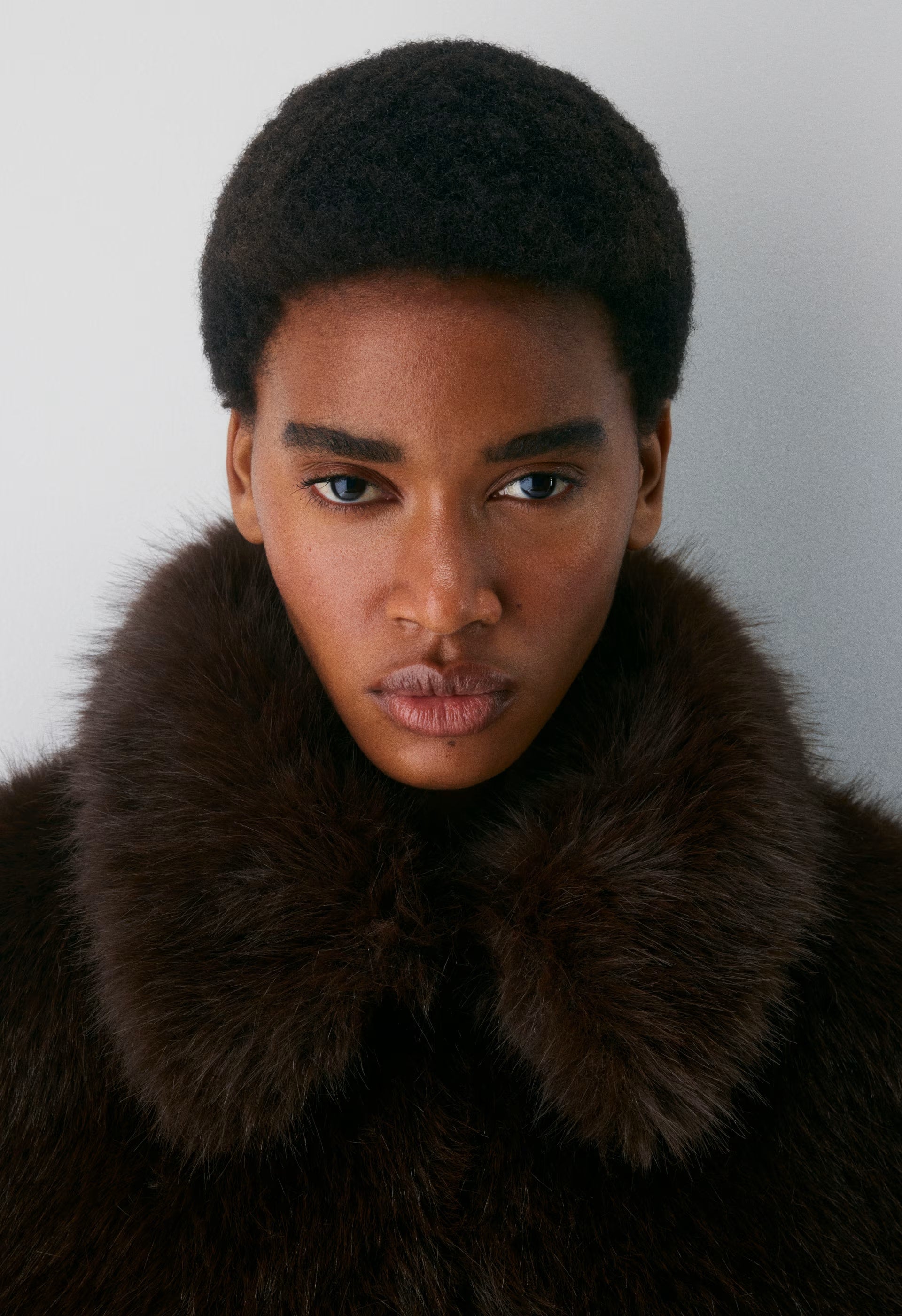 Chamonix Coat - Arctic Faux Fur - RICH MOCHA BROWN