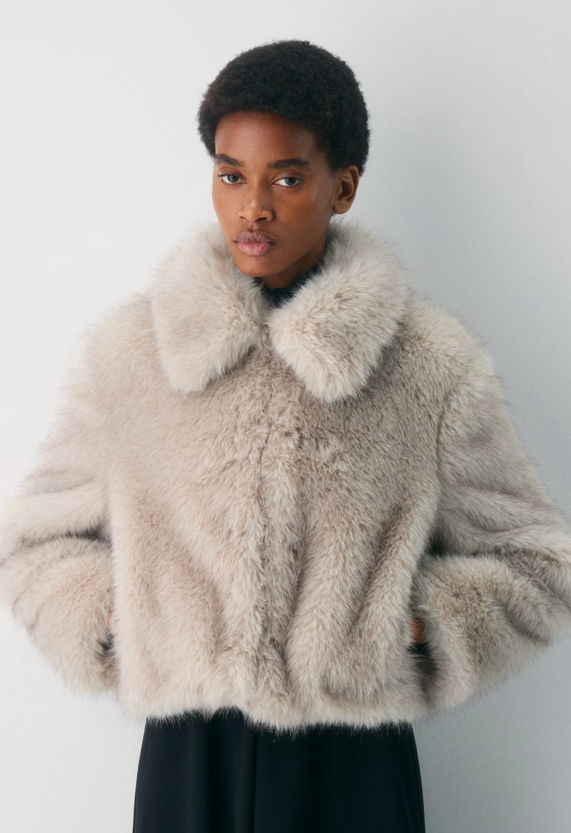 Chamonix Coat - Arctic Faux Fur - NATURAL BEIGE