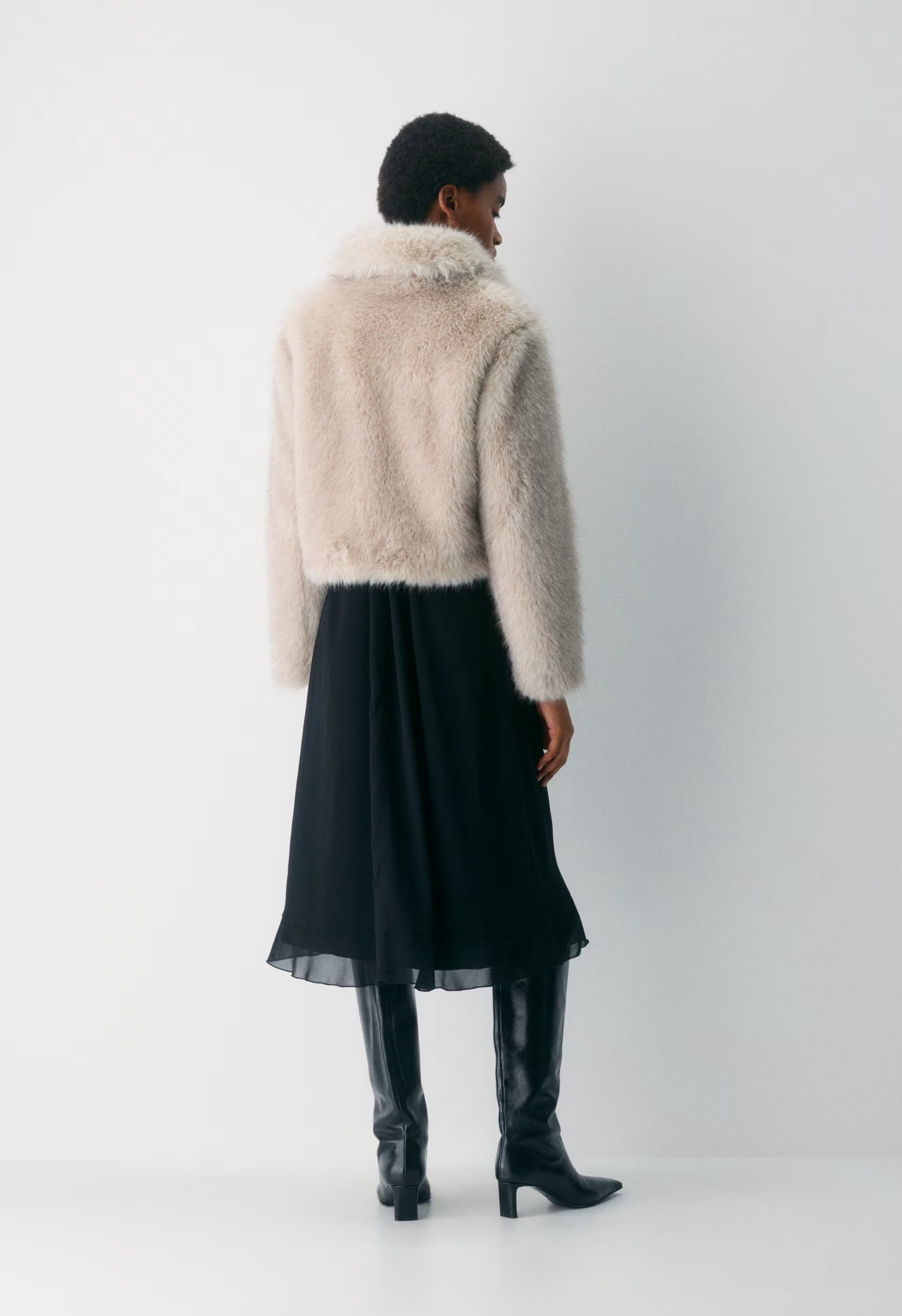 Chamonix Coat - Arctic Faux Fur - NATURAL BEIGE