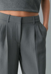 The Effortless Pant™ Lo-Rise - Crepette™ - DARK GREY