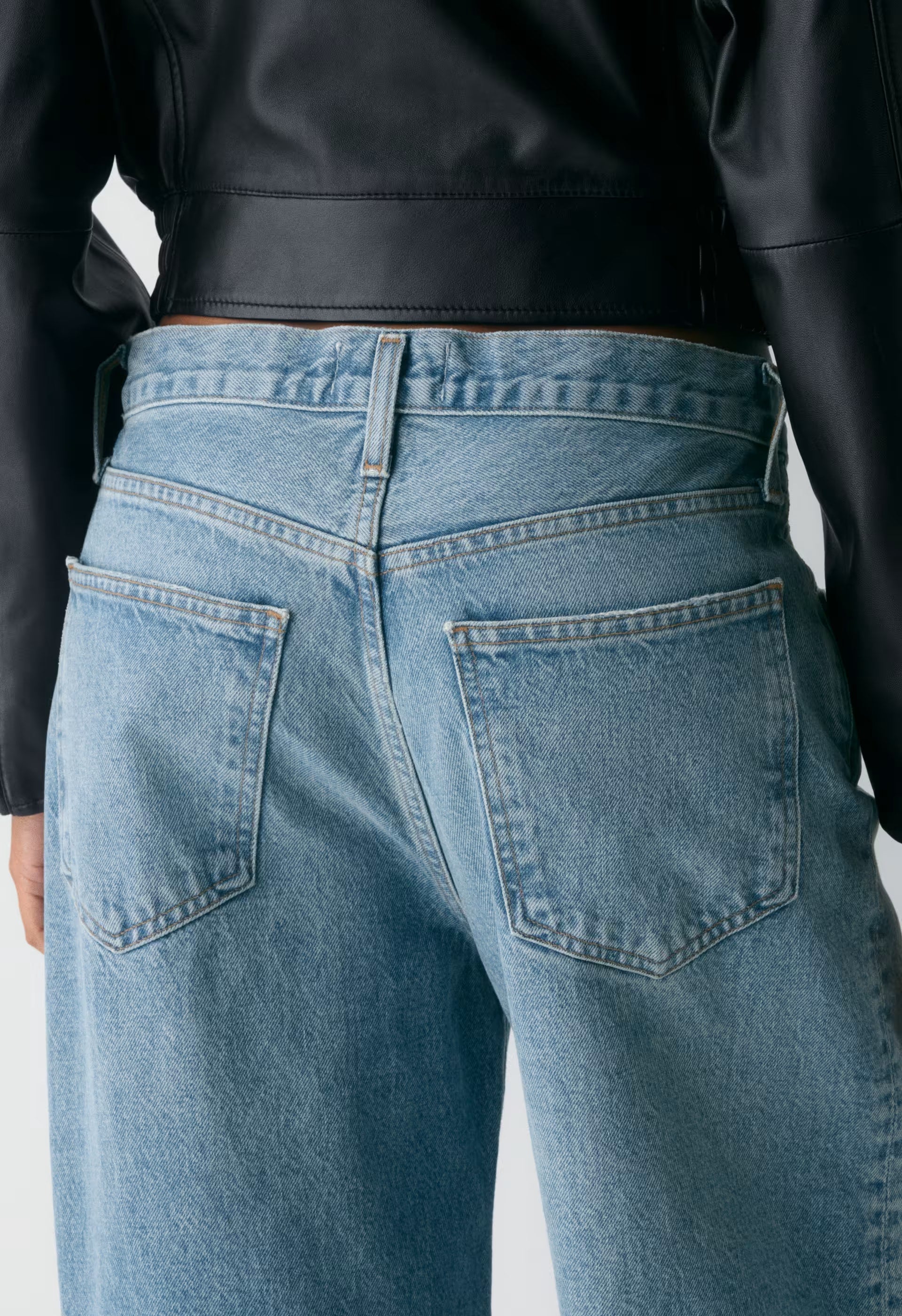 AGOLDE Low-Slung Baggy Jean - LIBERTINE