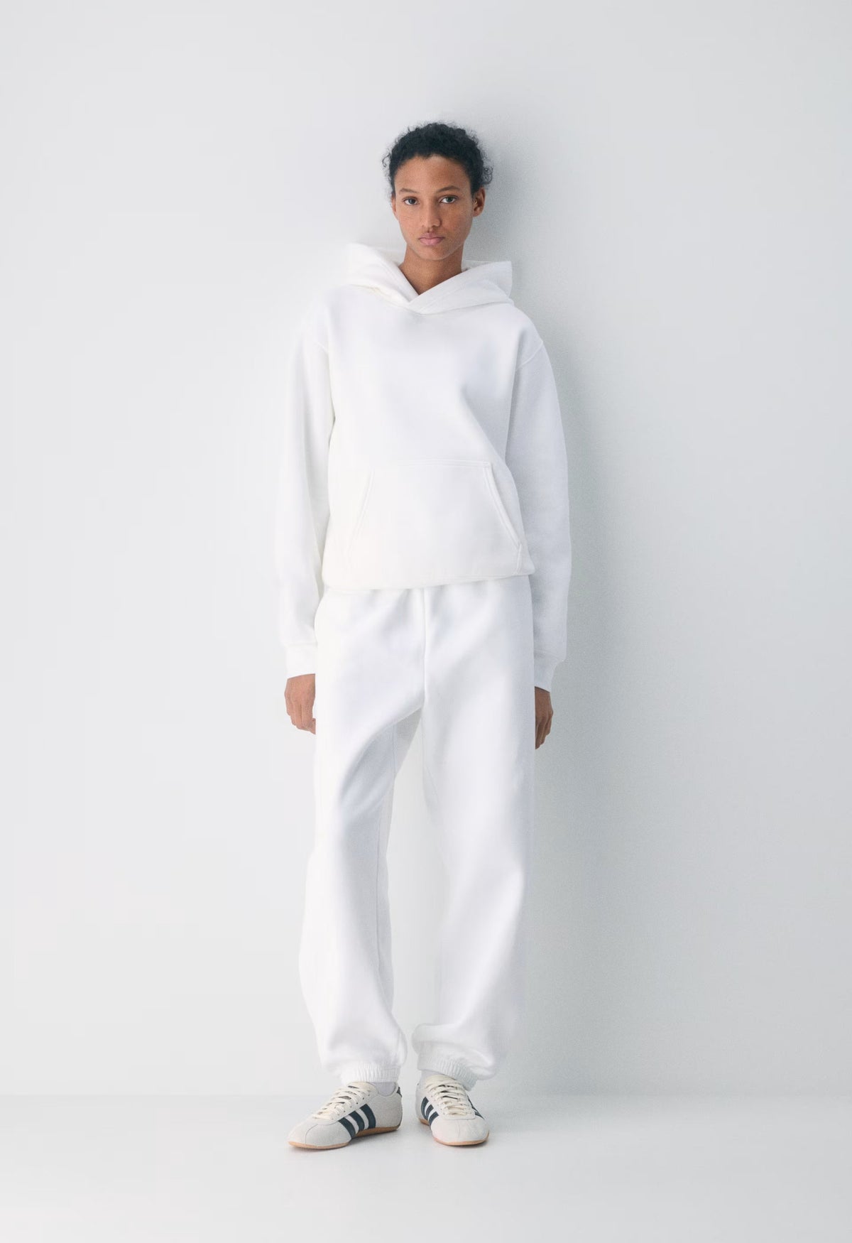Cozy Sweatfleece Mega Jogger - WHITE