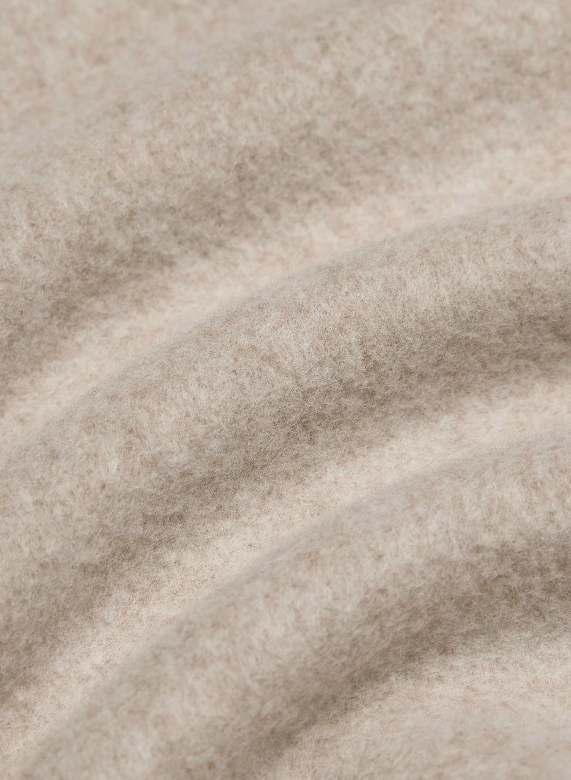 Cozy Sweatfleece Boyfriend Wide Sweatpant - HEATHER NOMAD TAUPE