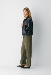 The Effortless Pant™ Curve-Fit - Crepette™ - DARK OLIVE